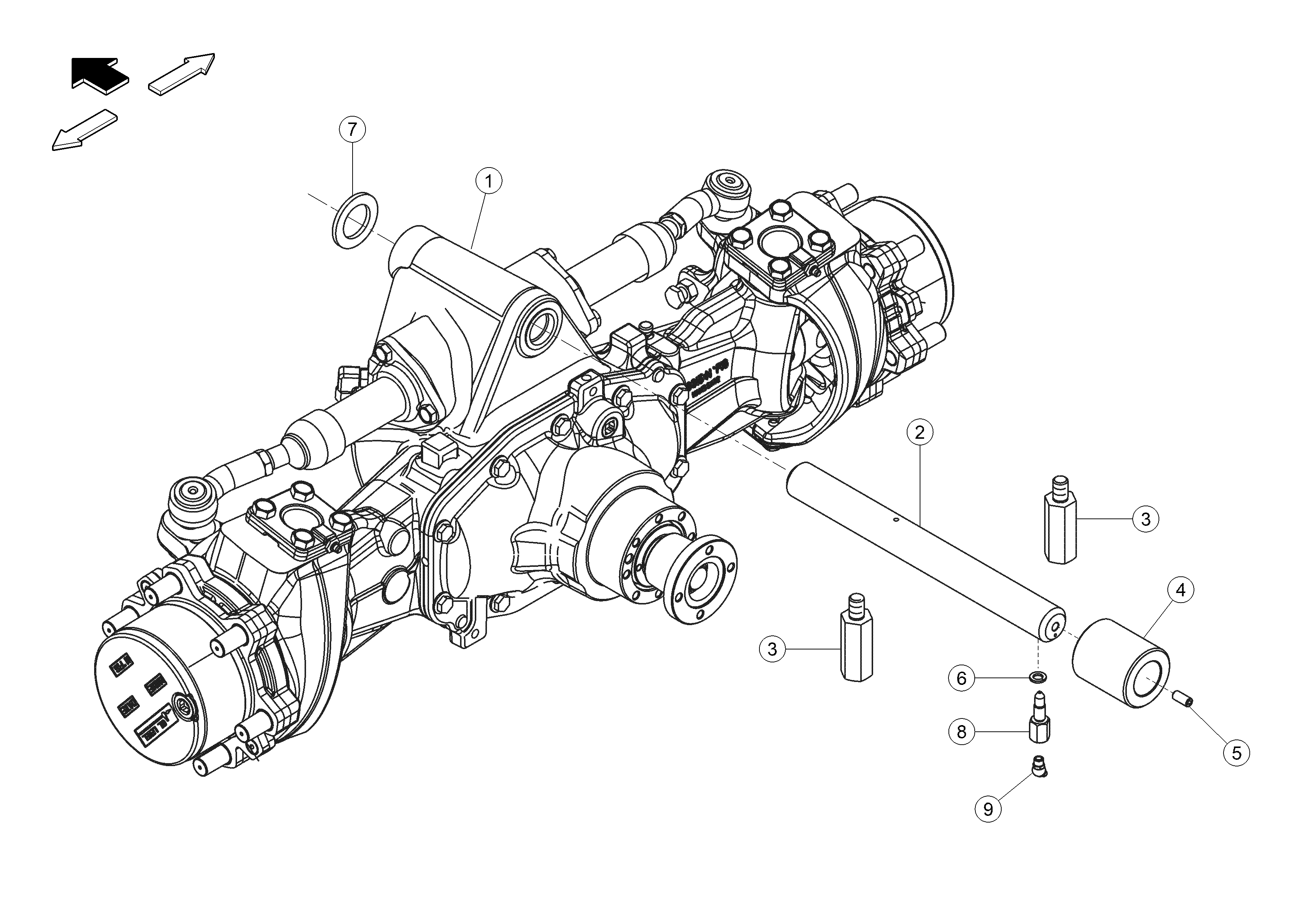 E0145 038 120 AXLE BODY d1
