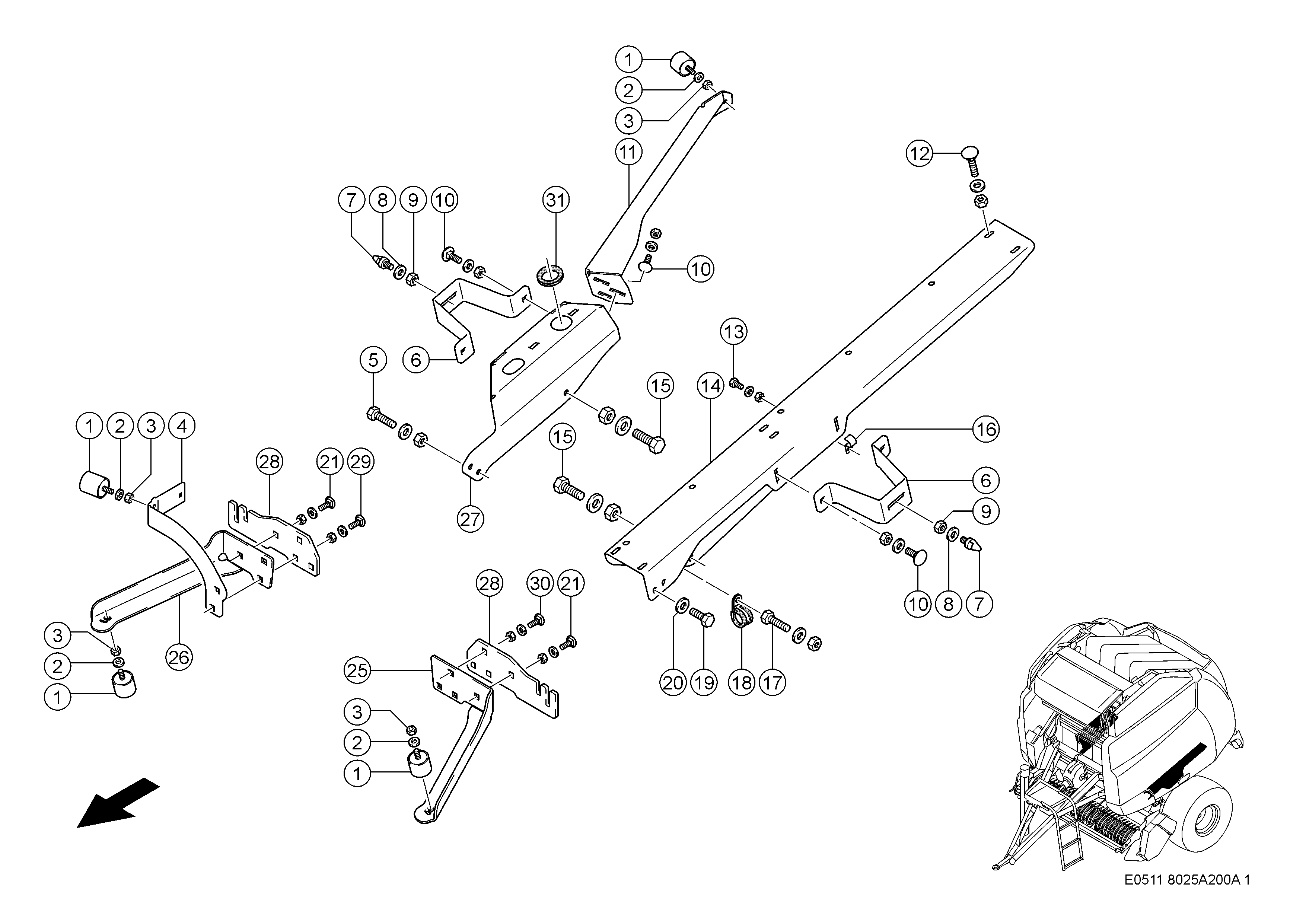 E0511 E0511 025 200 SIDE TRIM d1 2376d0e4