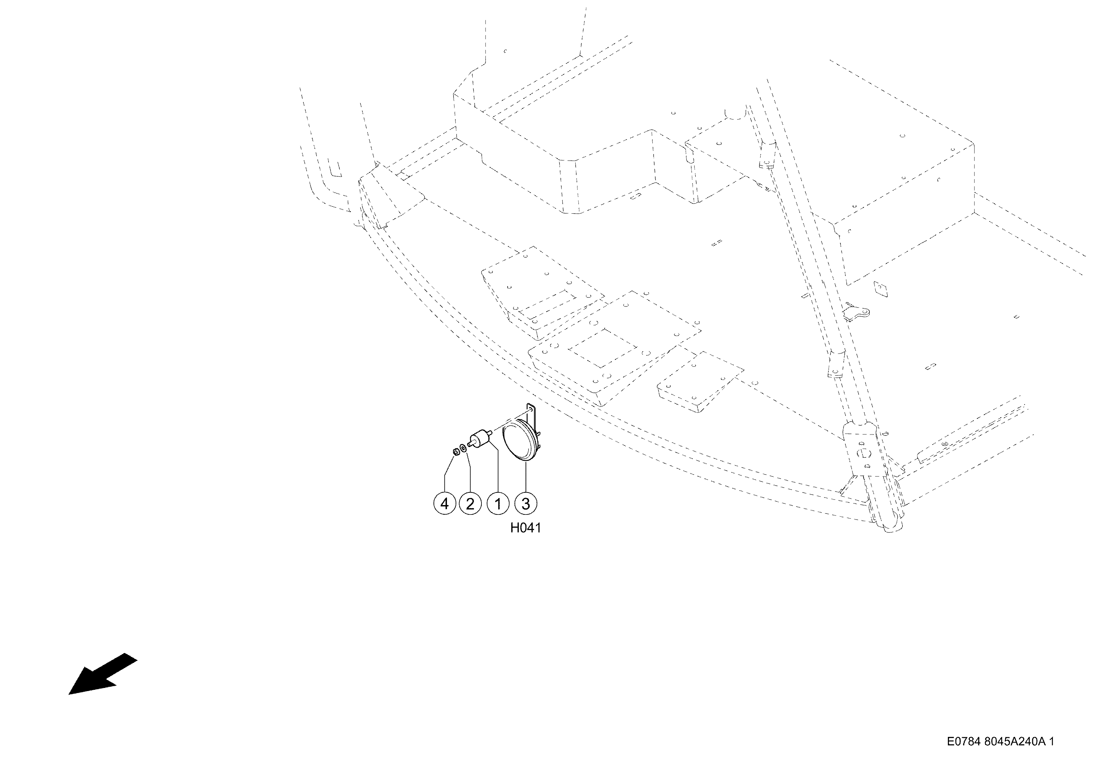 E0784 029 240 HORN d1