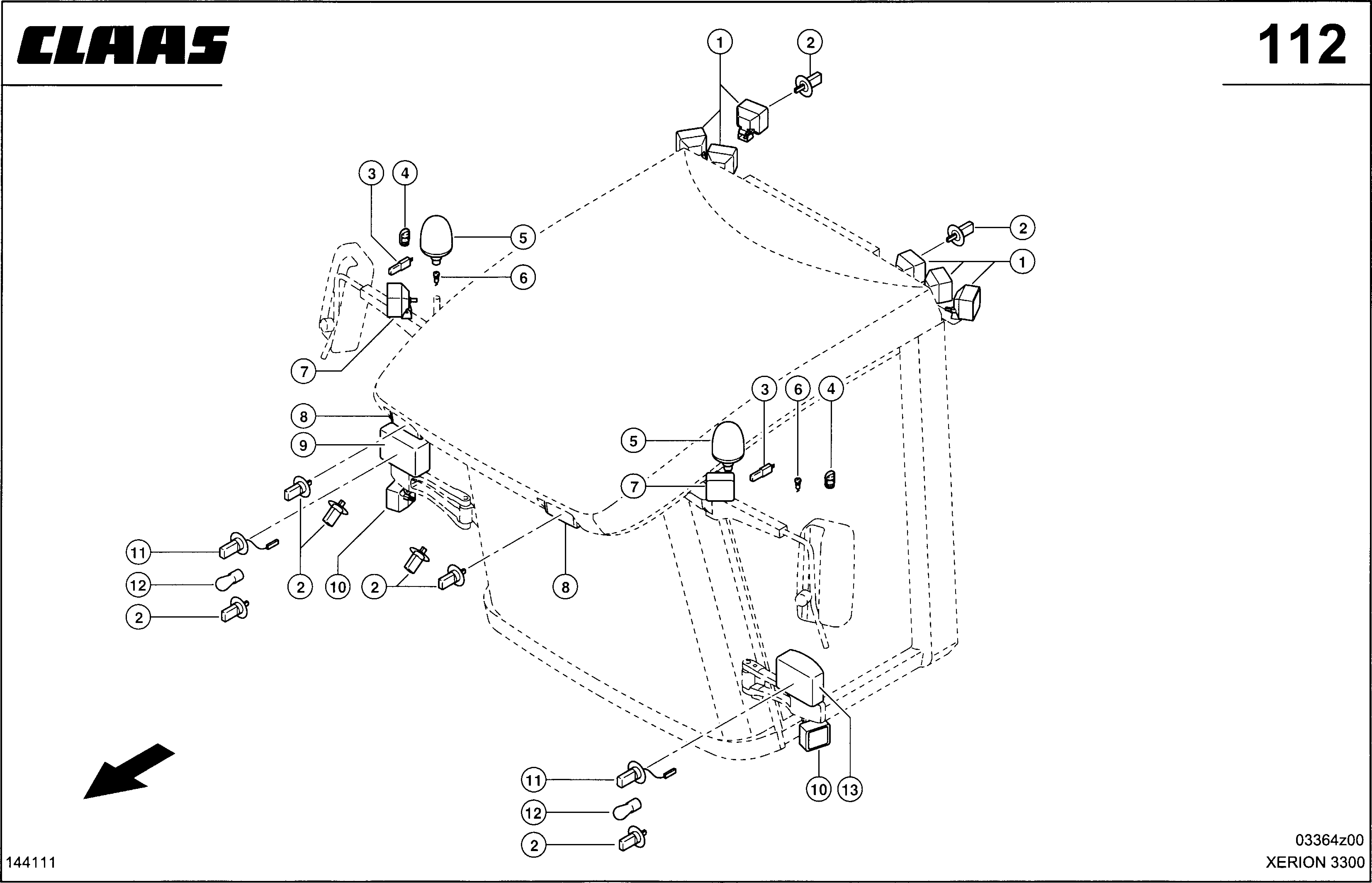 Z7810 039 HEADLIGHTS CAB d1