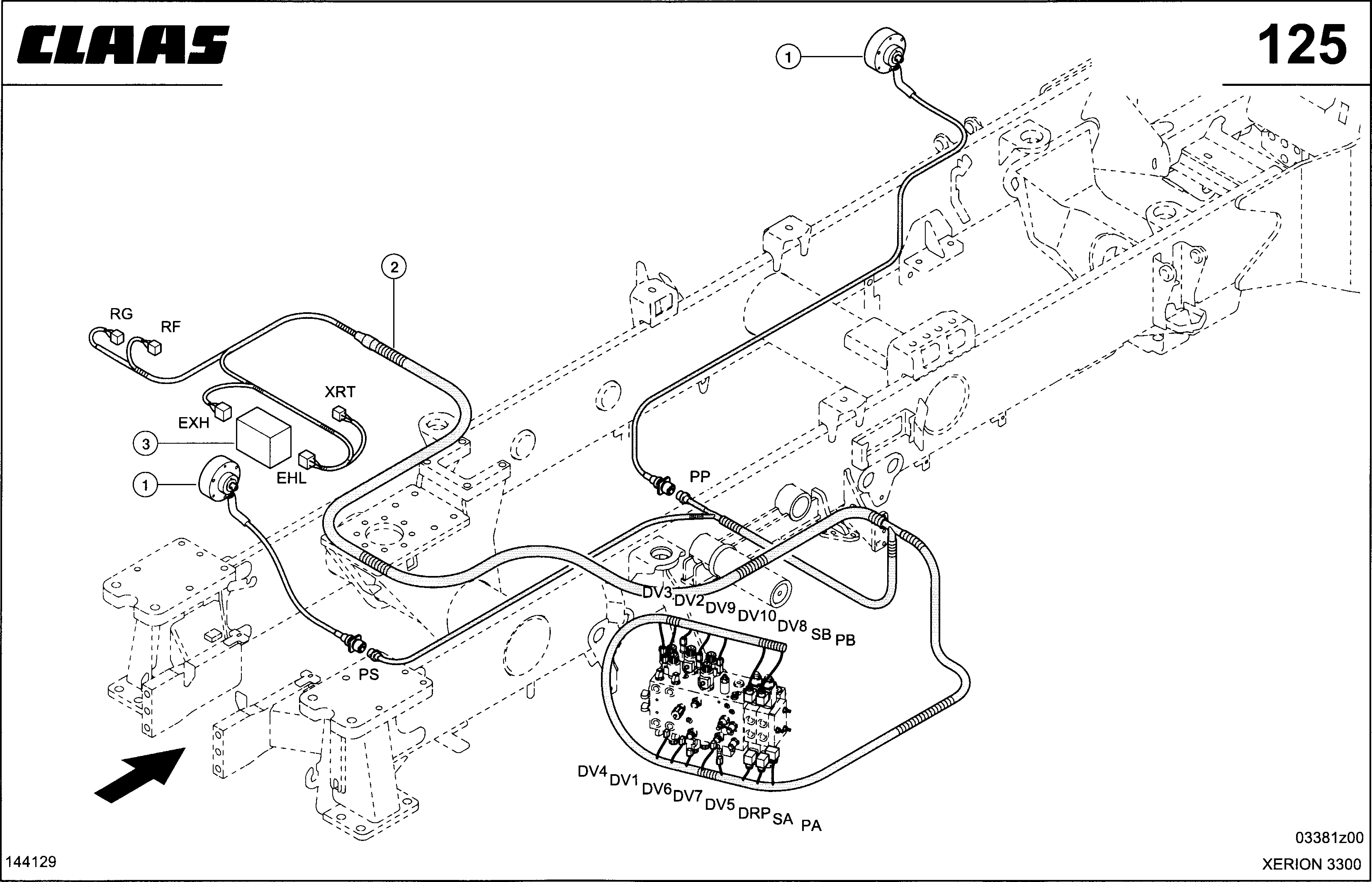 Z7810 050 WIRING LOOM EHL d1