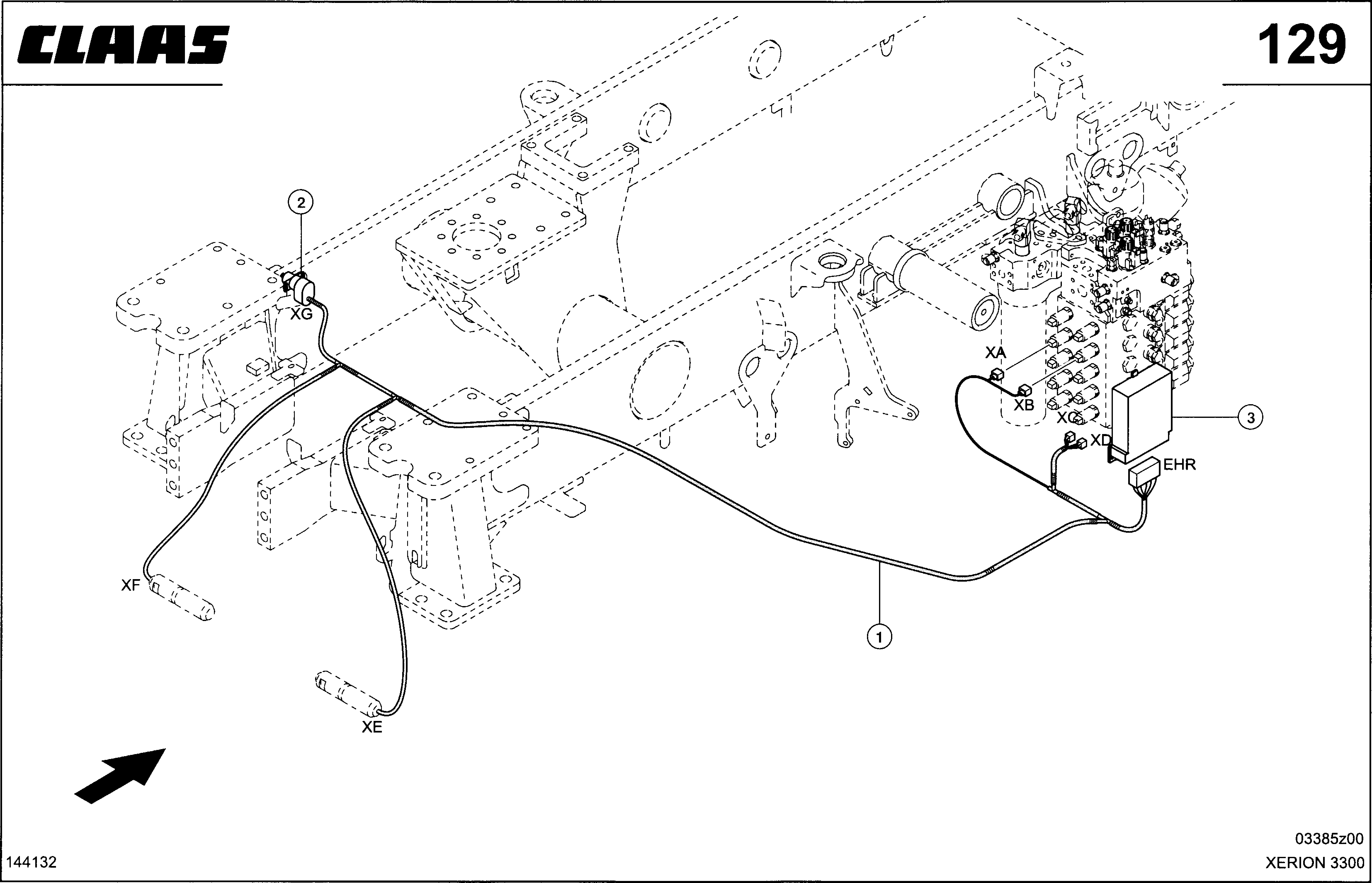 Z7810 054 WIRING LOOM EHR d1