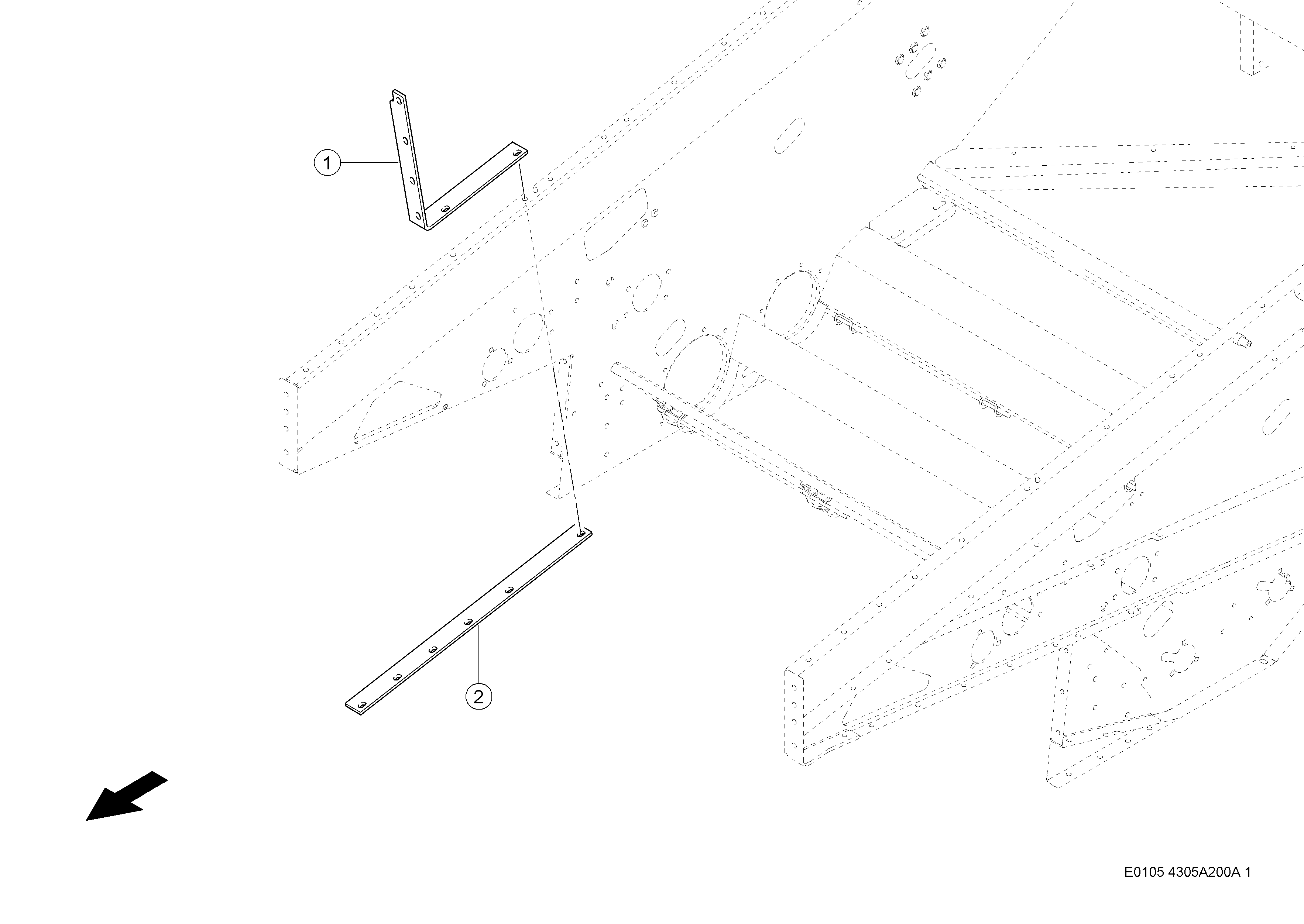 E0105 053 202540 200 ATTACHMENT PARTS d1