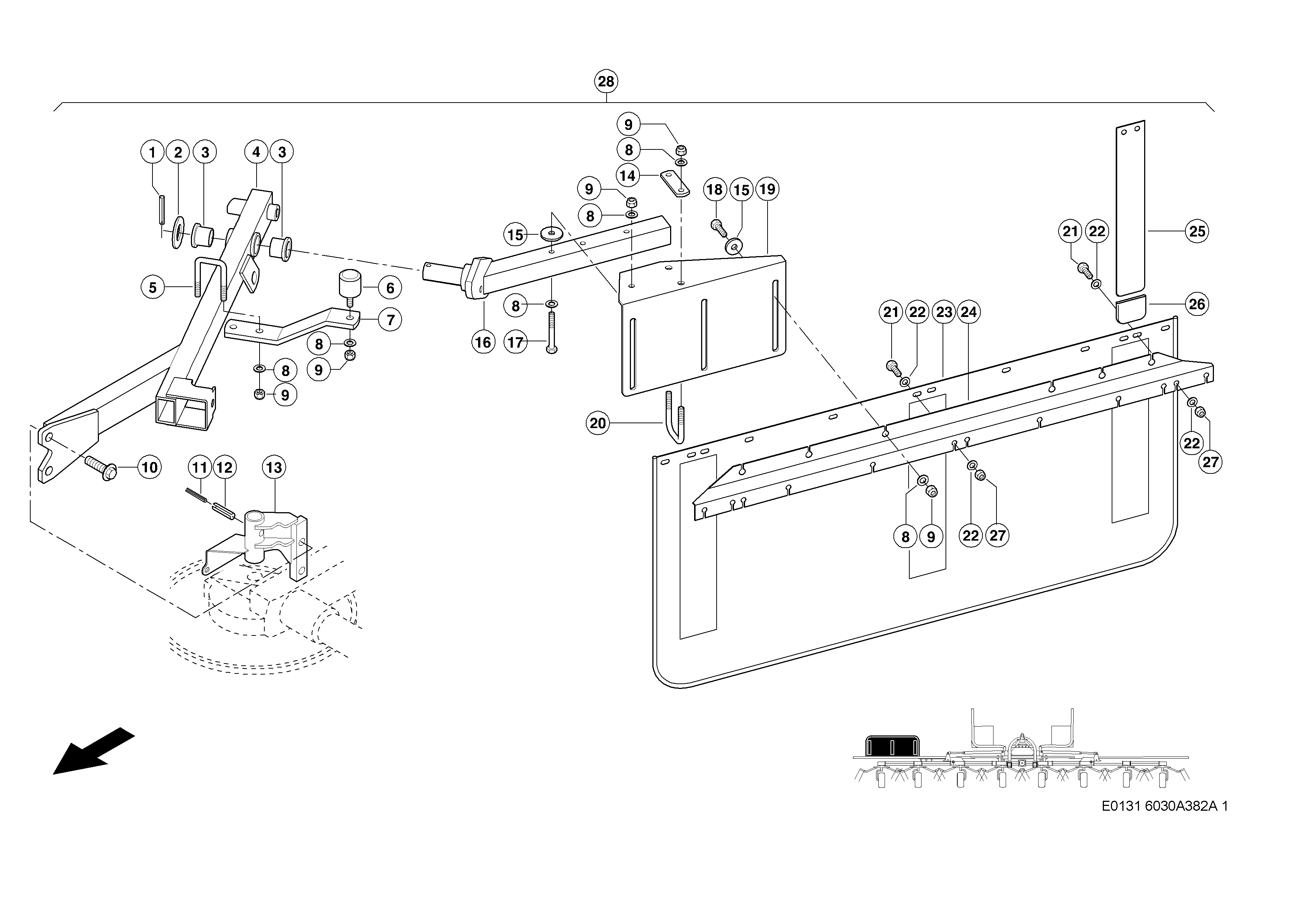 E0131 015 11efdd 382 HYDRAULIC LIMITING CANVAS d1