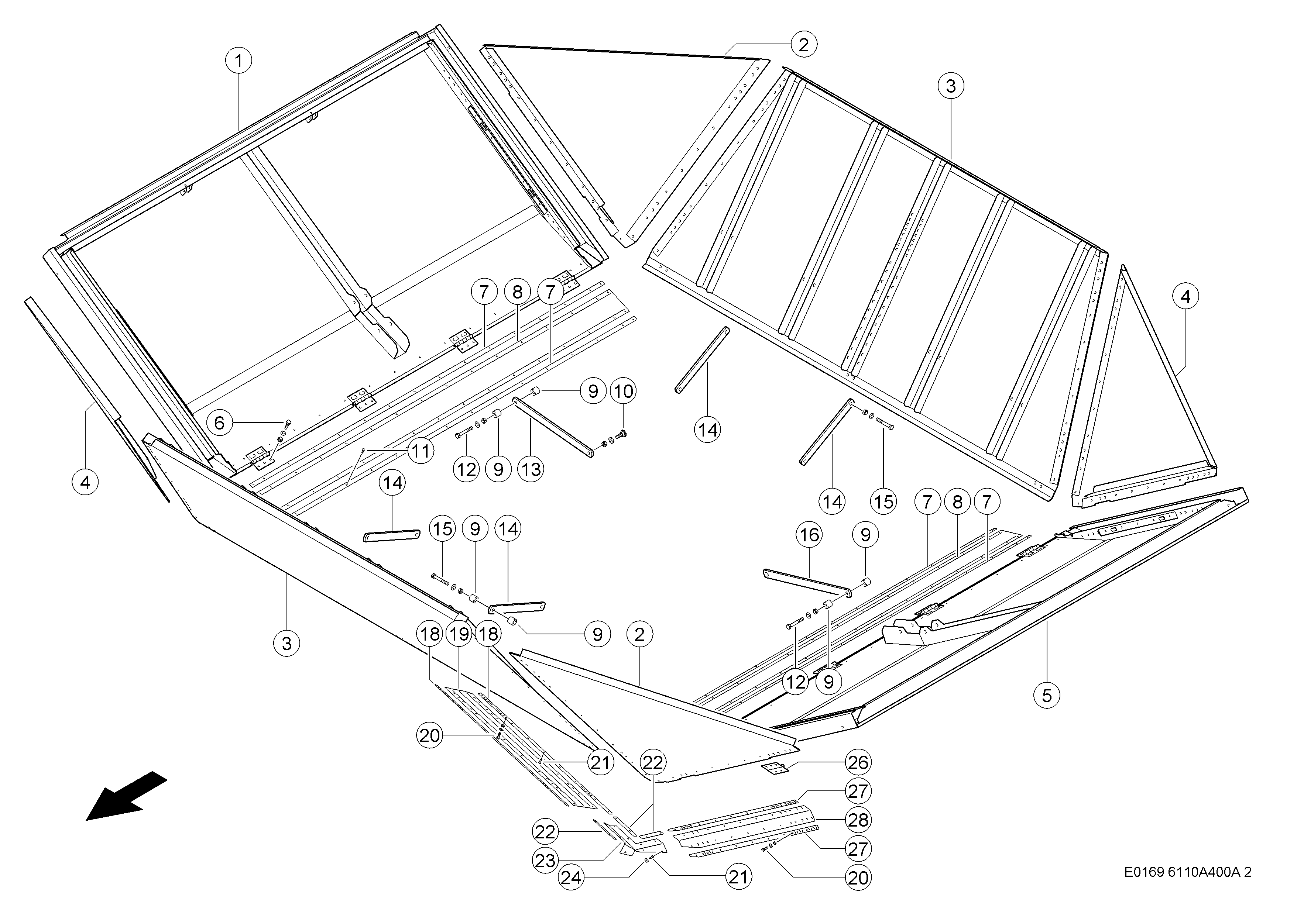 E0169 038 c9a1fc 830 GRAIN TANK COVER SOLENOID VALVE d2