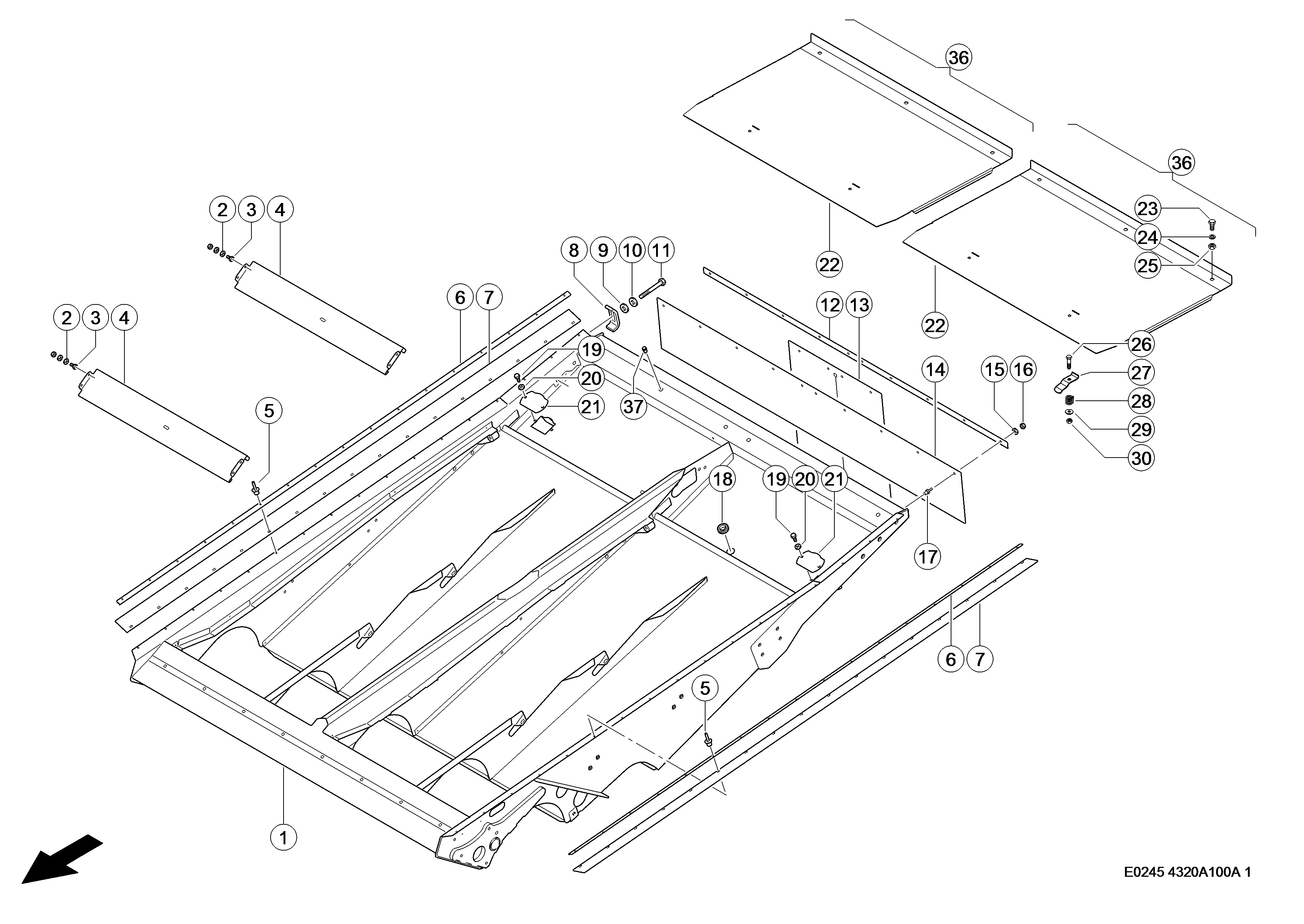 E0245 008 32b22b 100 SIEVE PAN d1