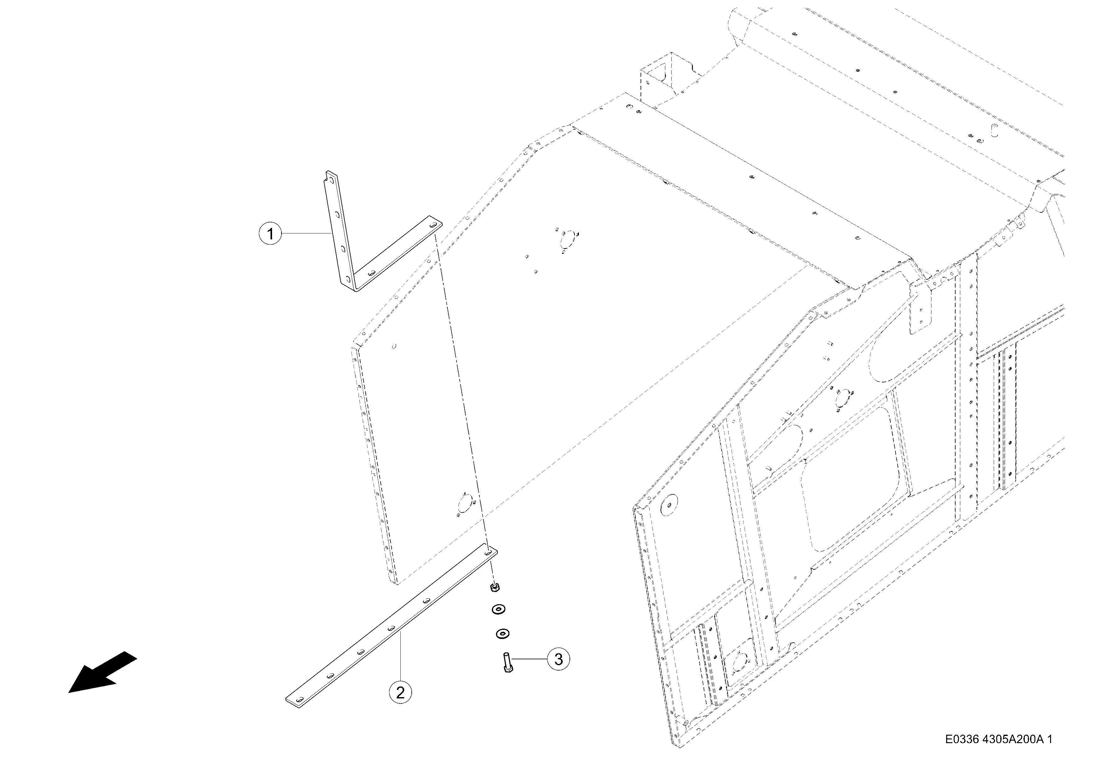 E0336 002 44639b 200 ATTACHMENT PARTS d1