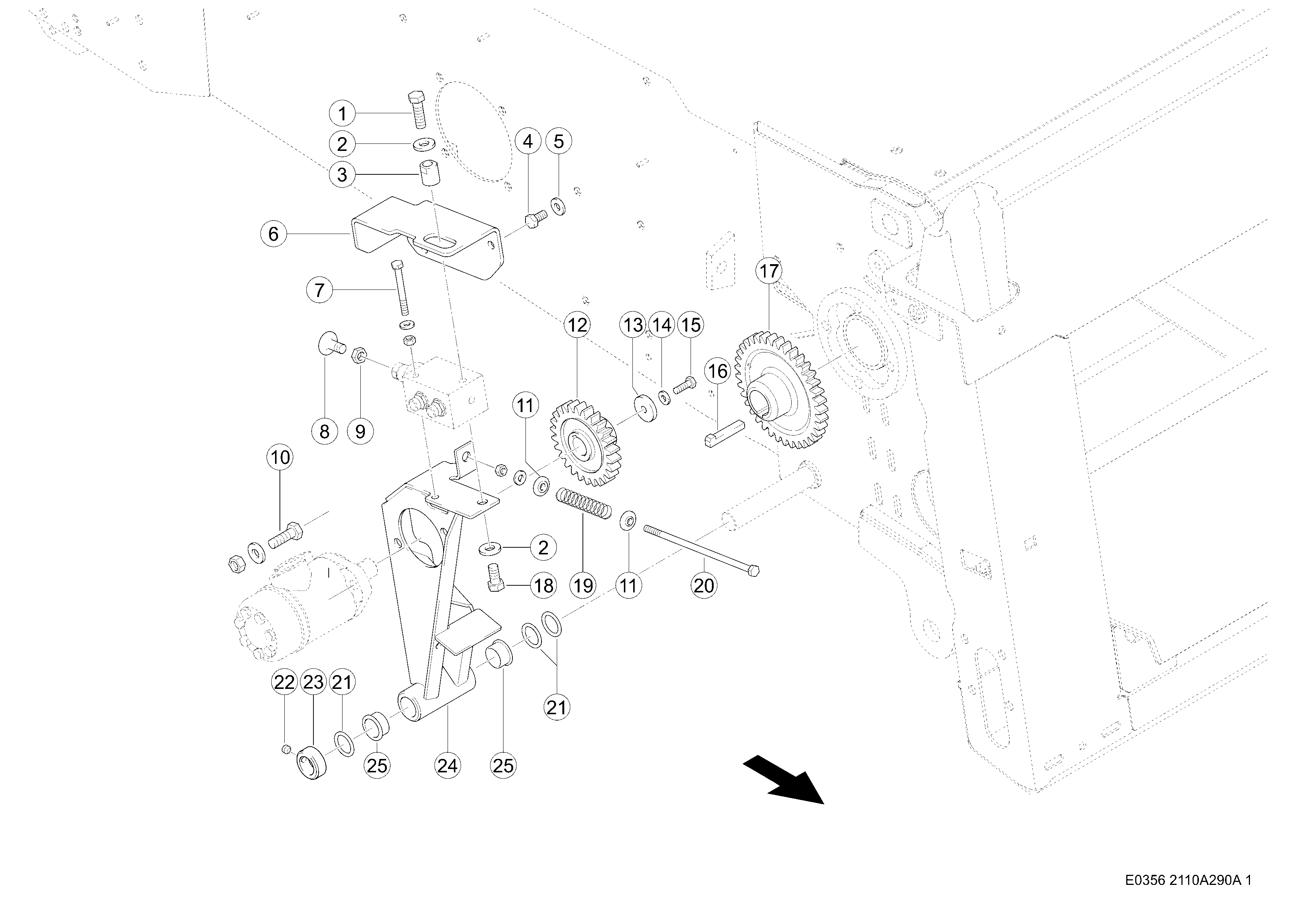E0356 041 158184 290 REVERSER d1