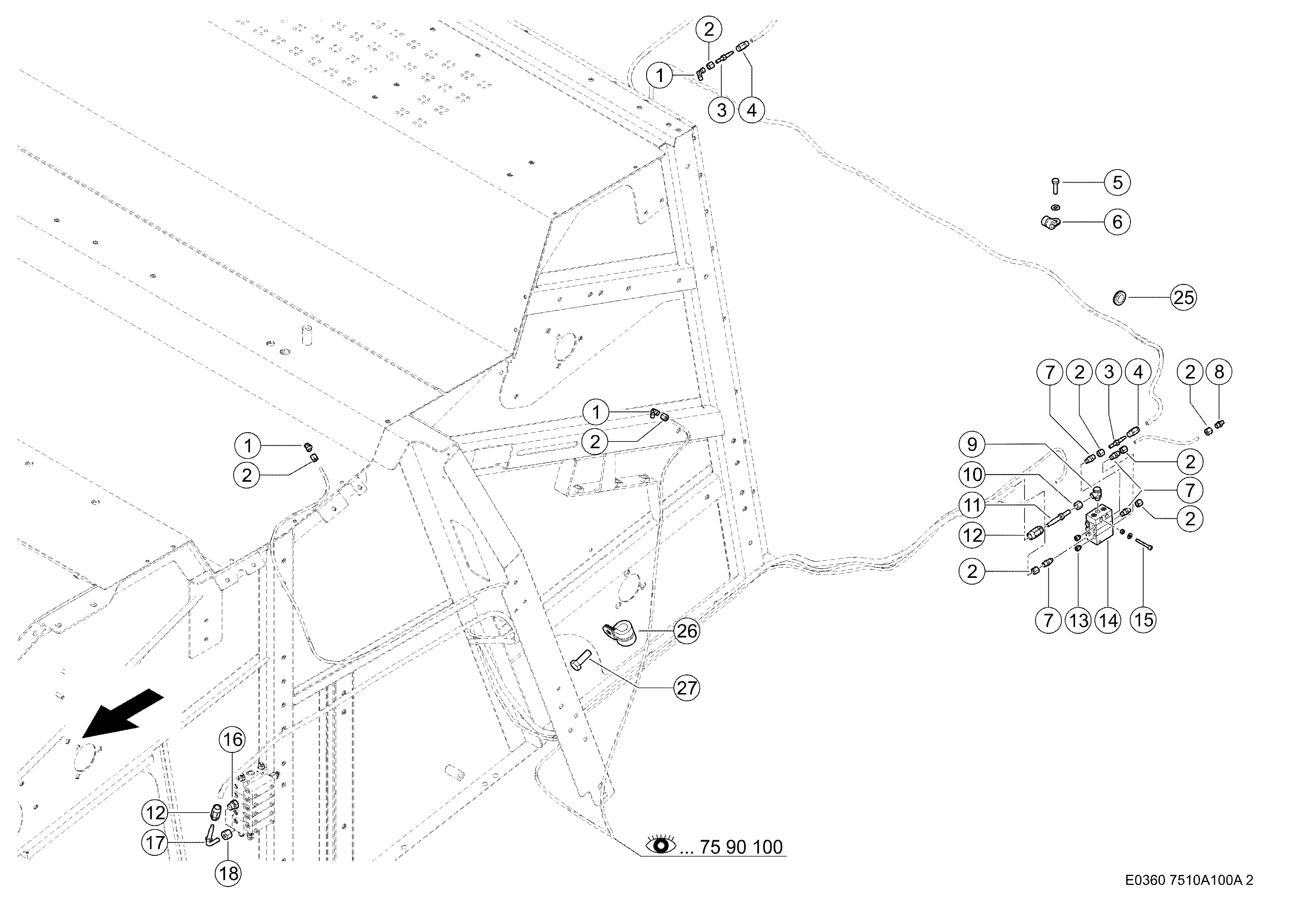 E0360 026 f81308 100 DISTRIBUTOR d2