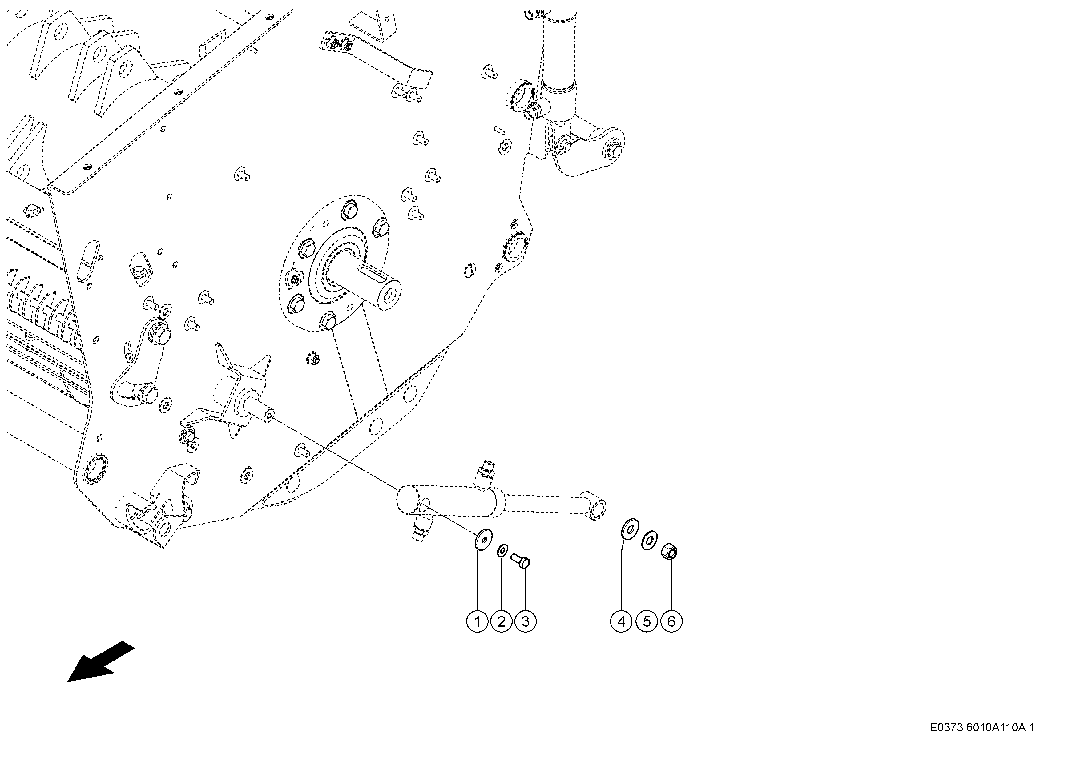 E0373 049 be5482 110 PIVOT DEVICE d1