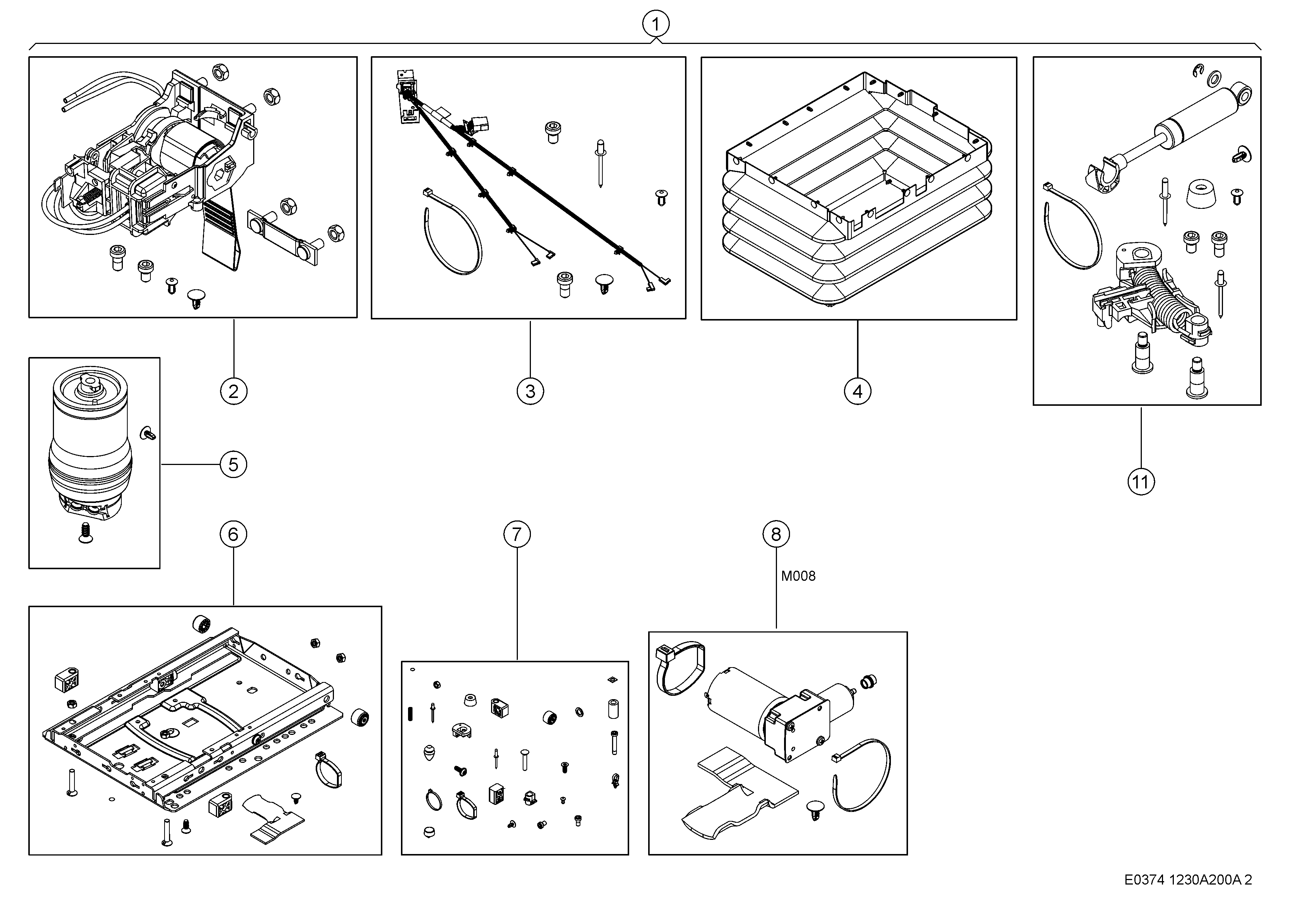E0374 032 0f4432 35 CAB HEATER d2