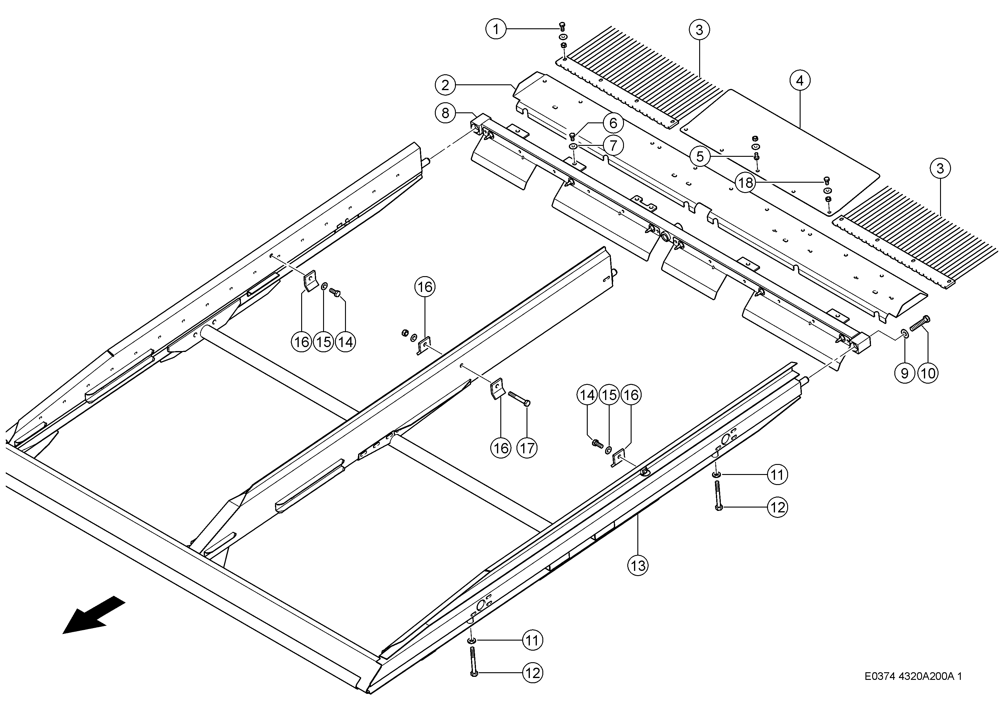E0374 051 b96e32 200 SIEVE FRAME d1