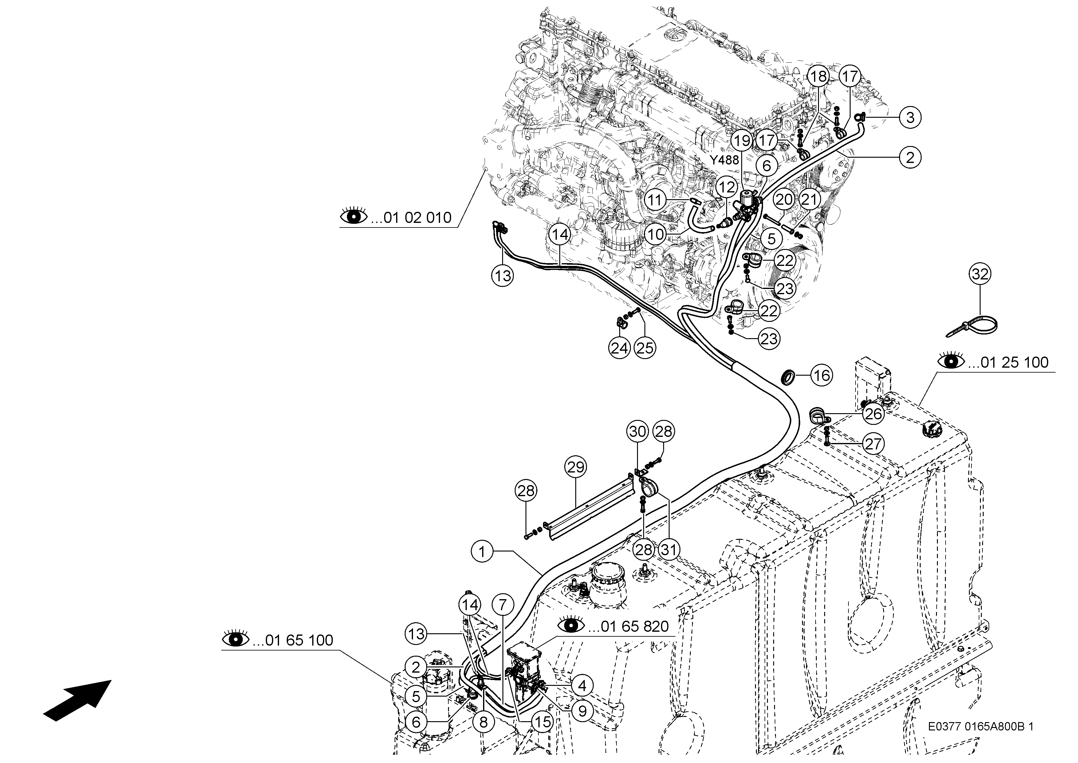E0377 039 2d6800 820 UREA PUMP d1