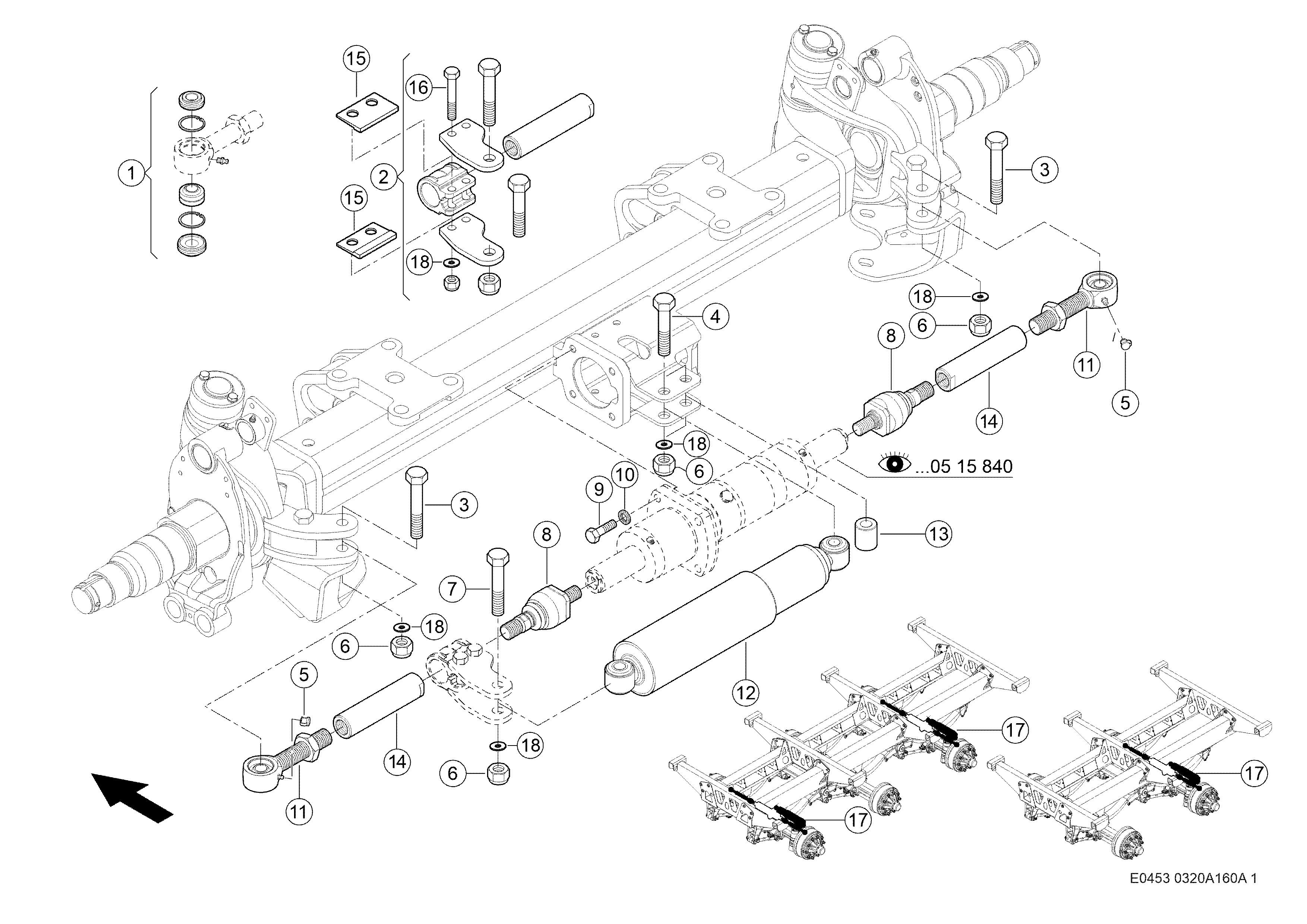 E0453 007 b0b211 160 TRACK ROD d1