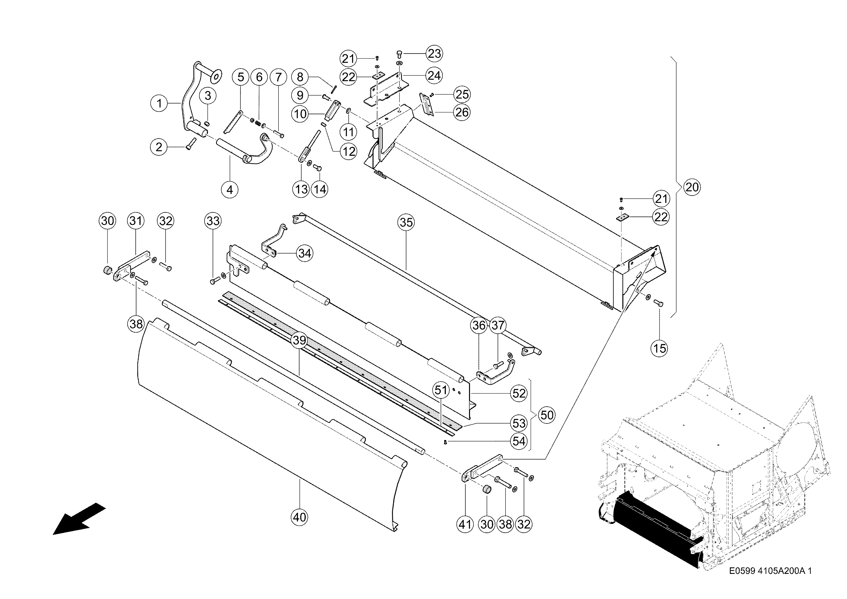E0599 017 773174 400 LUBRICATION LINES d1
