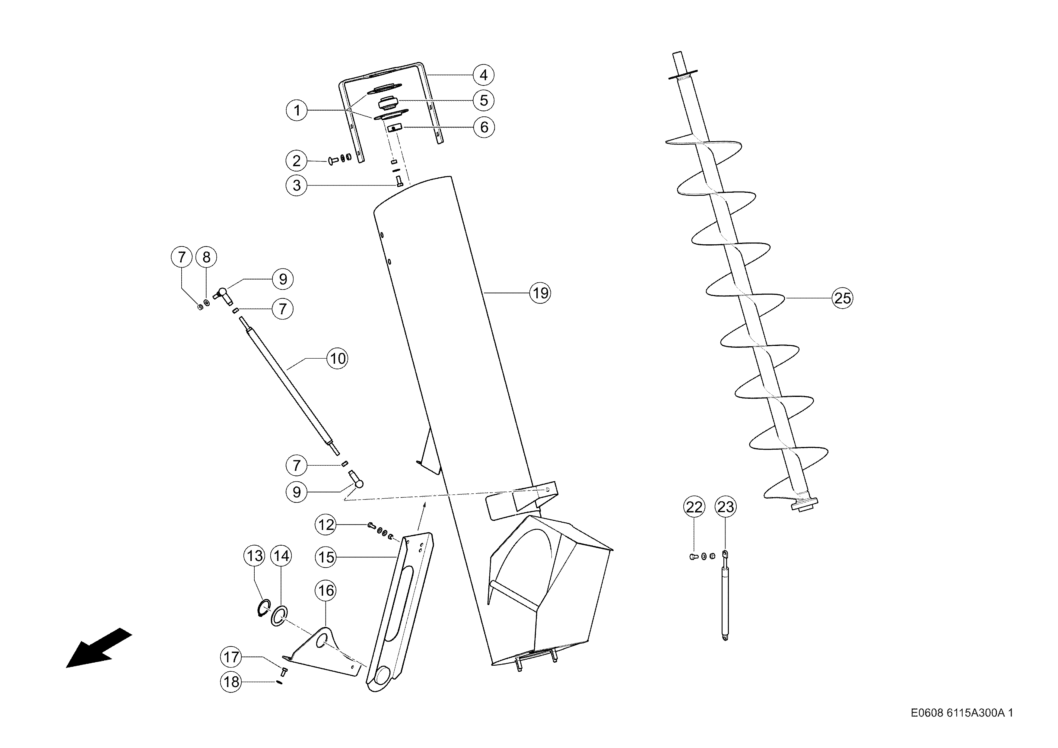E0608 010 3f42fb 300 GRAIN TANK LOADER d1