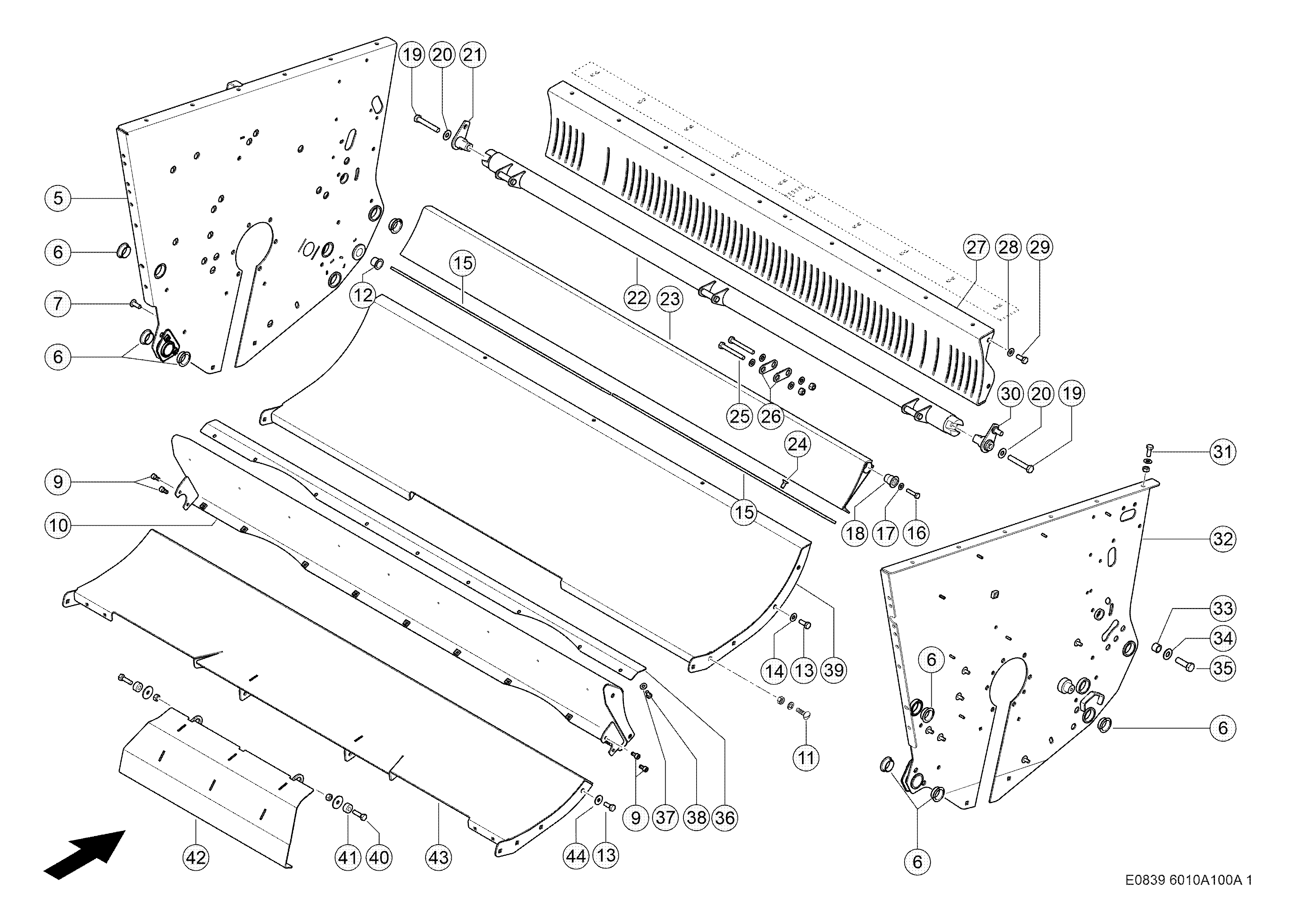 E0839 040 8e8d28 110 PIVOT DEVICE d1