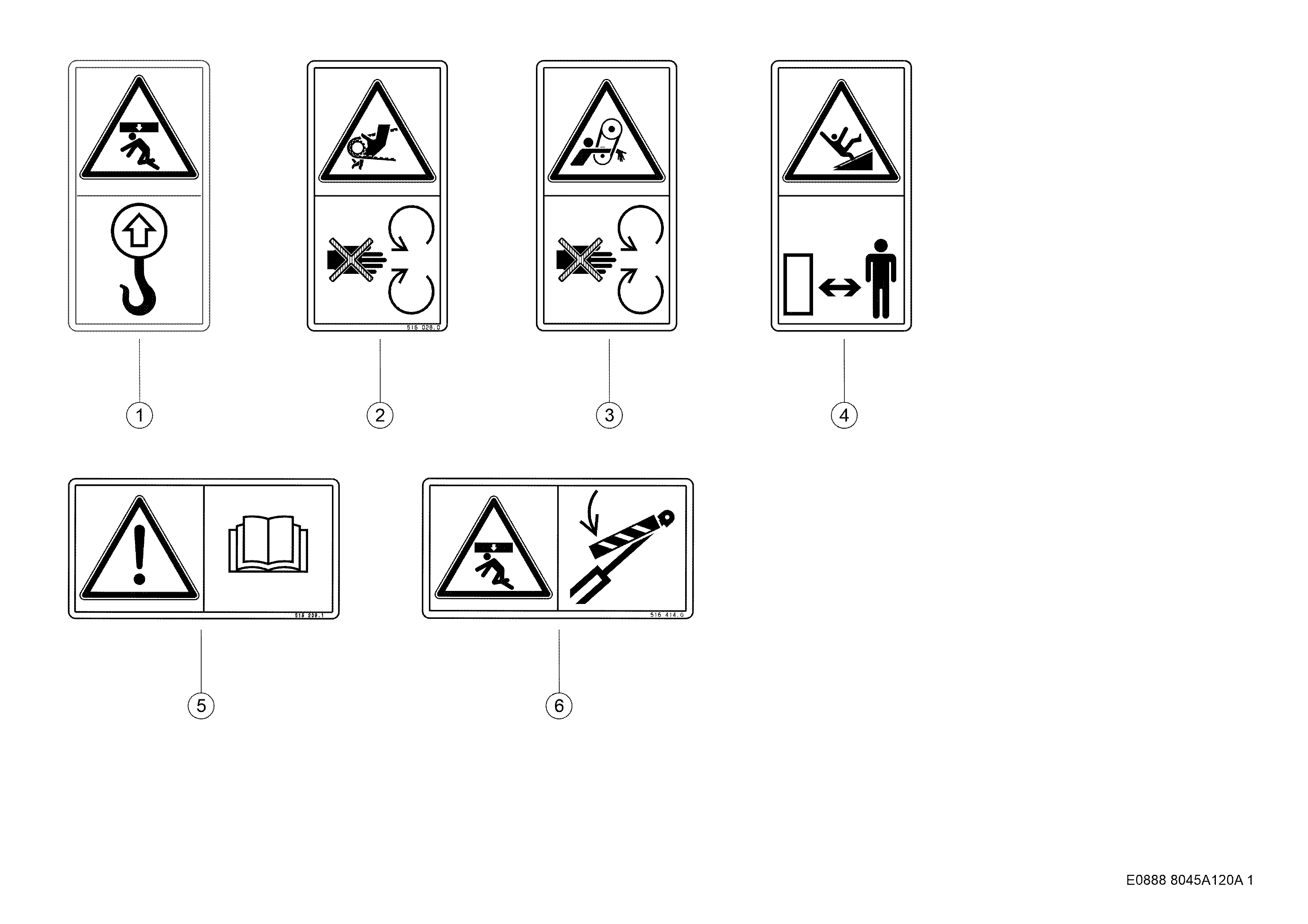 E0888 017 3130ce 120 WARNING STICKER d1