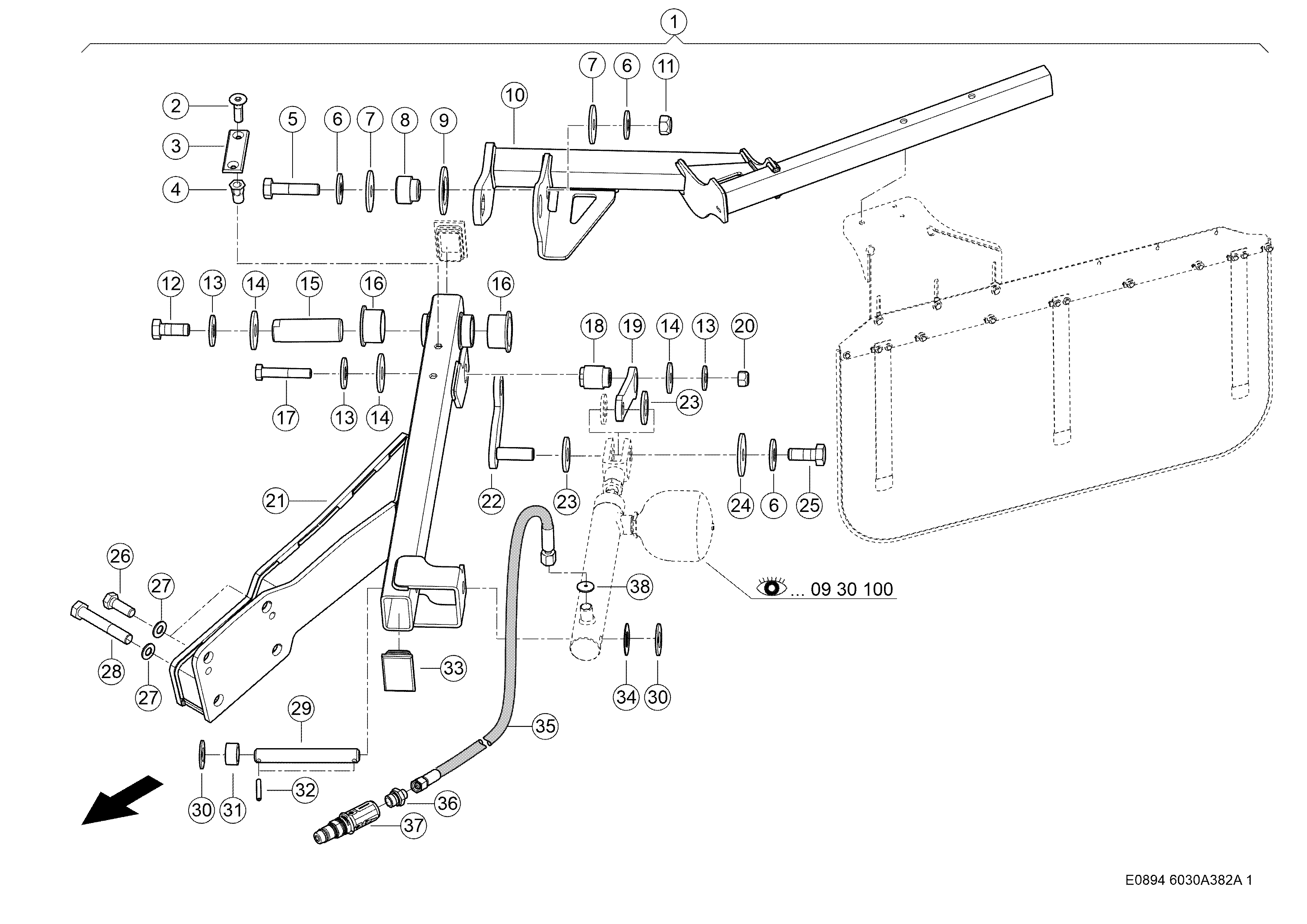 E0894 019 b26374 382 HYDRAULIC LIMITING CANVAS d1
