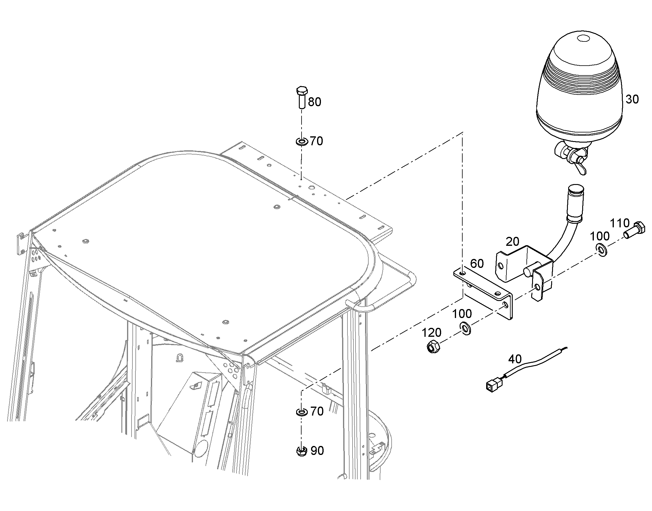 LH027 021 9a8add 100 REAR WORK LIGHTS d1