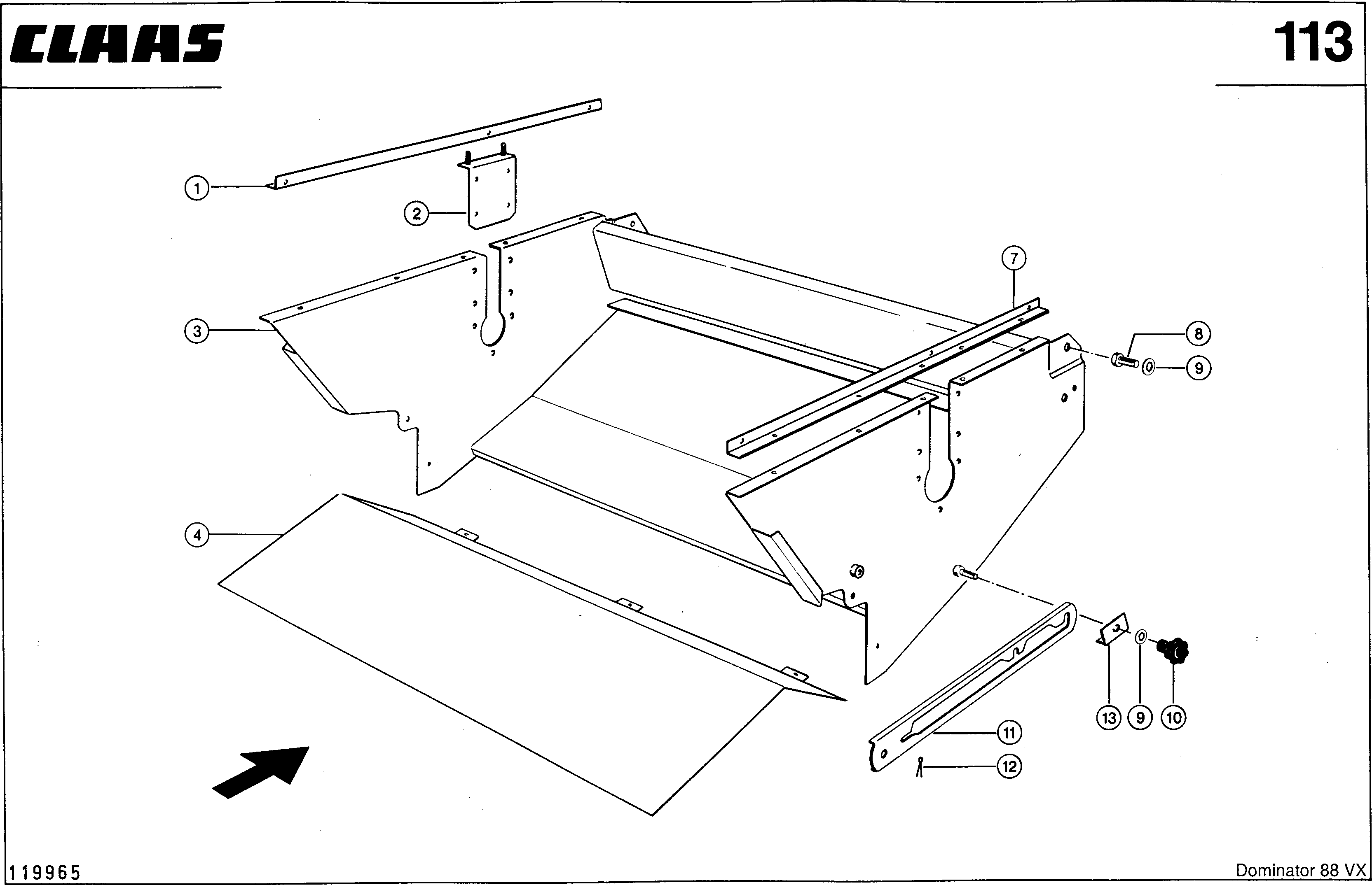 Z092A 003 93614d STRAW CHOPPER KNIFE DRUM d1