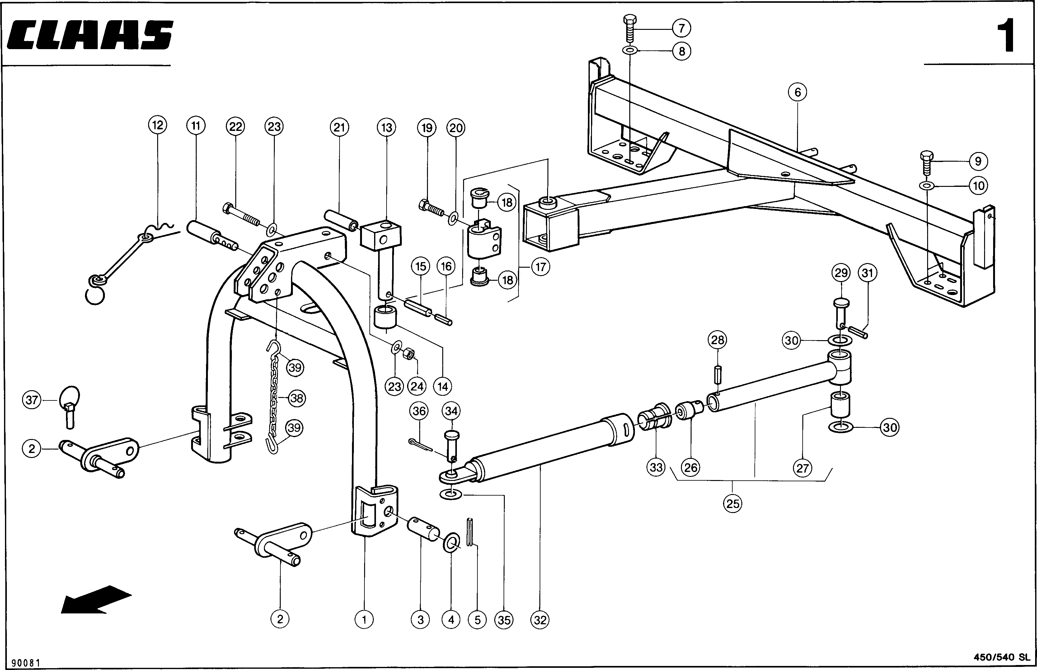 Z3570 001 6b075e 3 POINT SUPPORT d1