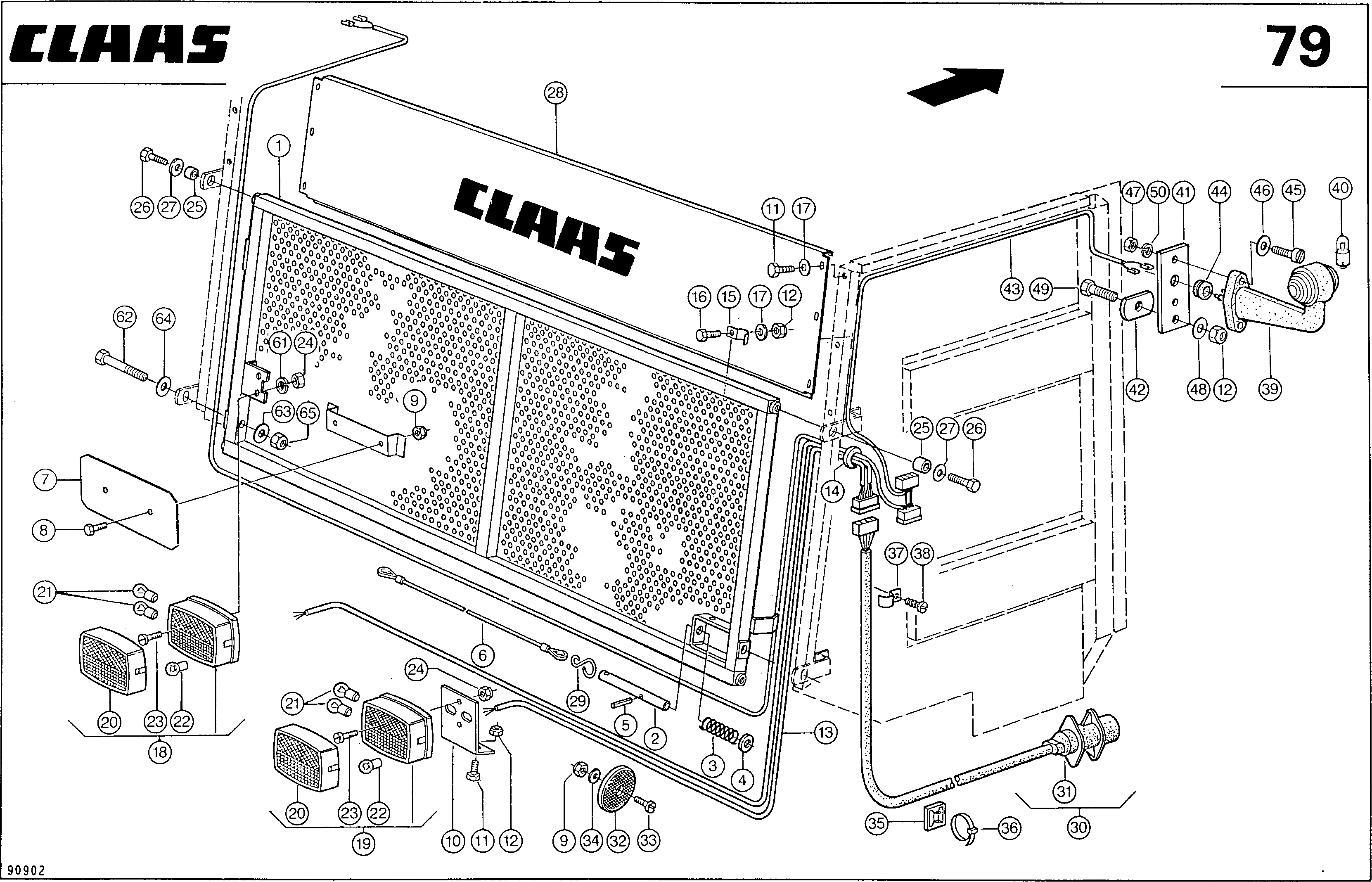 Z3760 057 a79d94 UPPER REAR GRATE LIGHTING d1