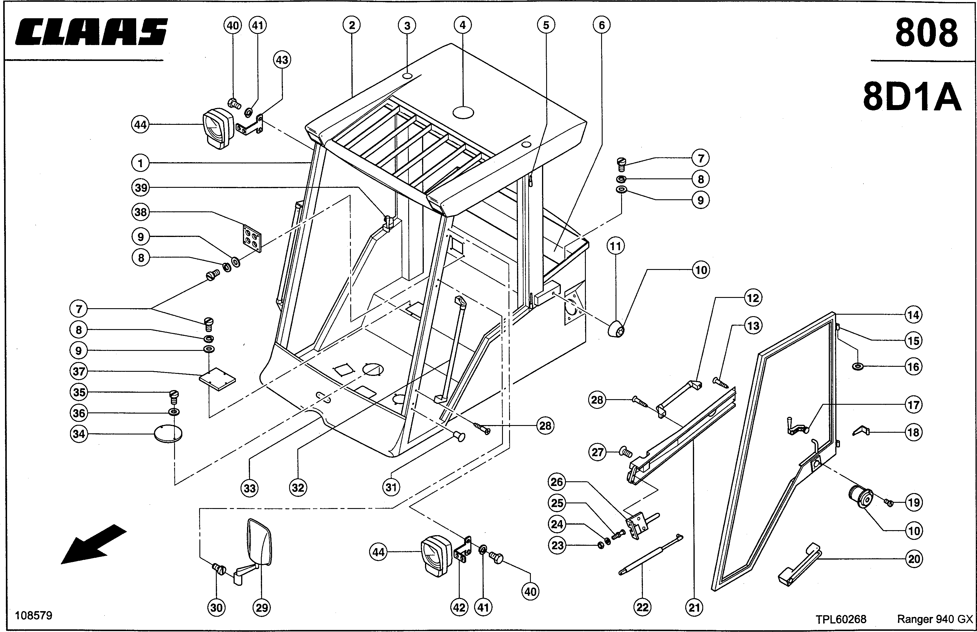 Z5080 015 a607ef CAB GLAZING d1