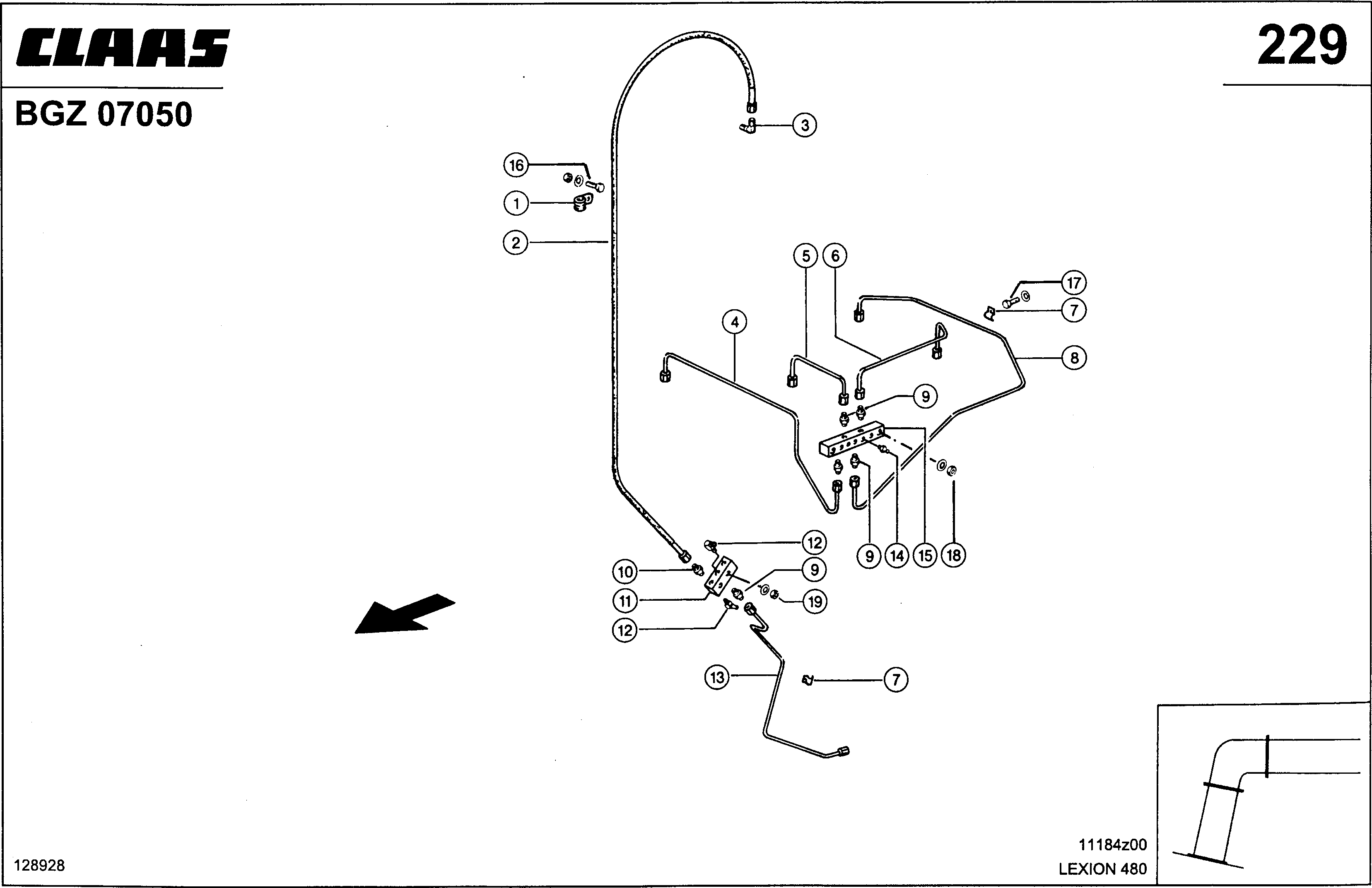 Z5460 015 37bc57 LADDER FRONT WITH EVADING DEVICE d1