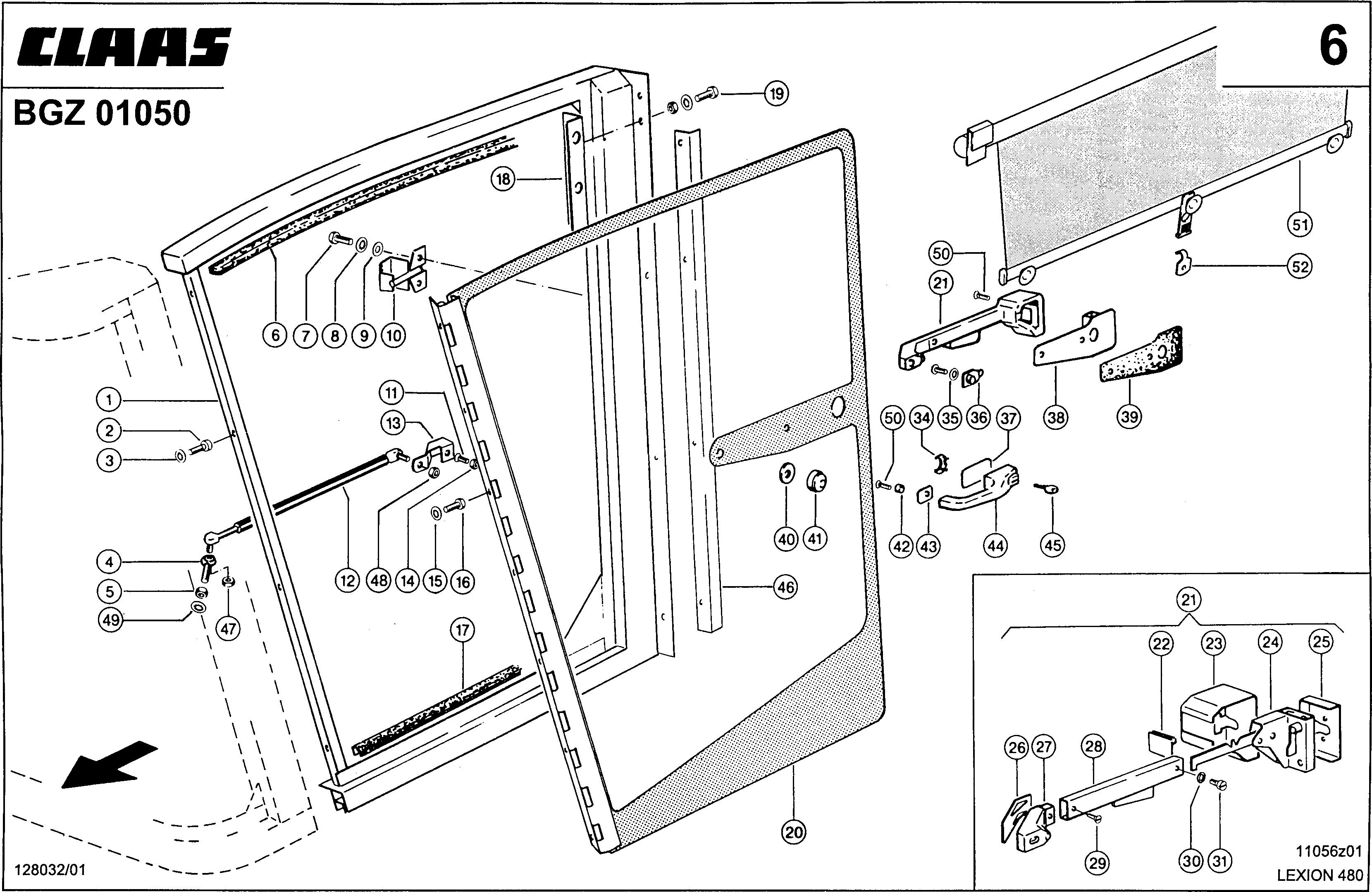Z5460 053 01d3d2 CAB ROOF d1