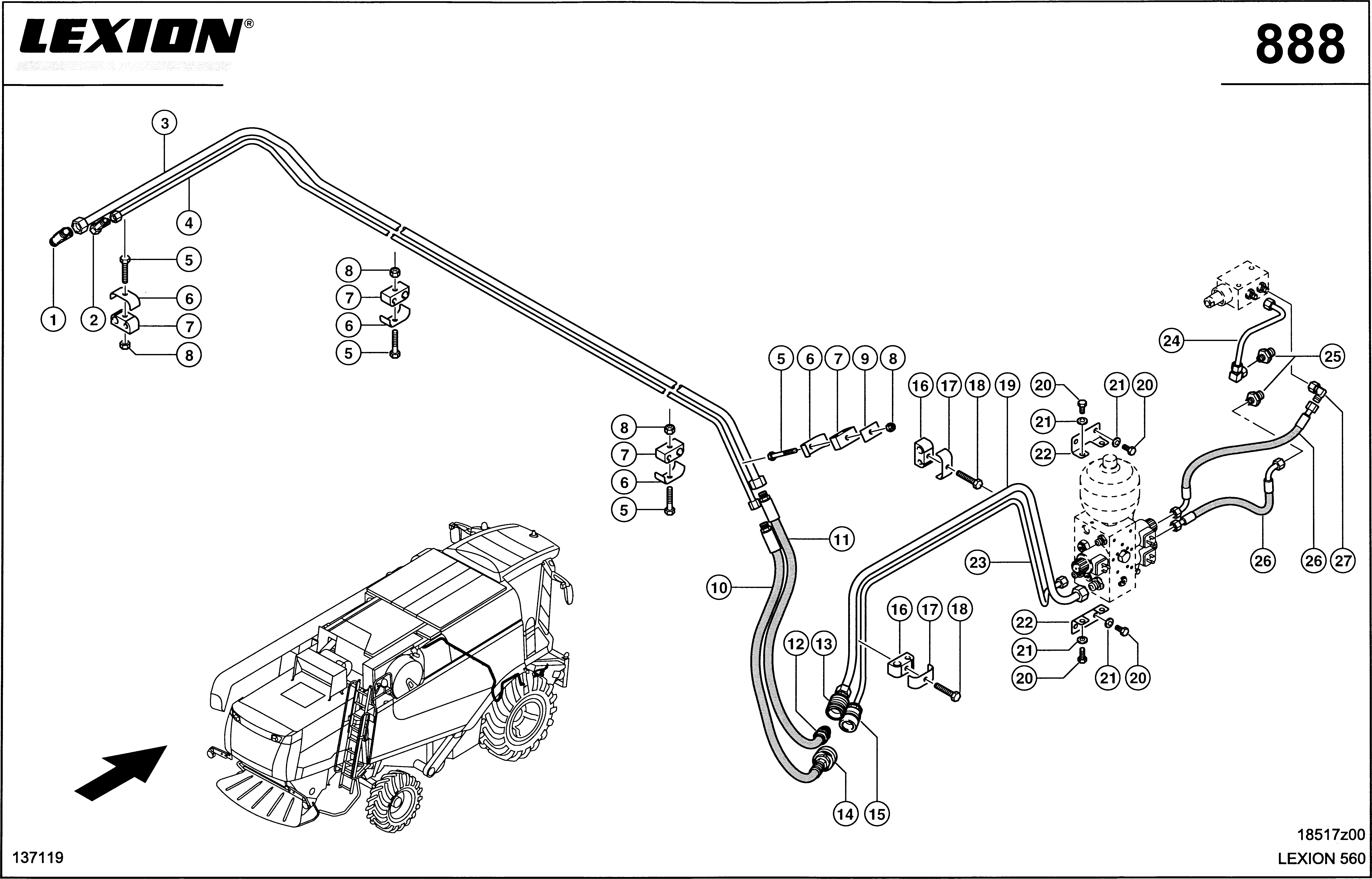 Z5730 007 458a8f HYDR LINES CUTTERB LATERAL LEVELLING d1