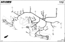 Z5750 031 1a2a5a WIRING LOOM HARNESS FASTENERS d1