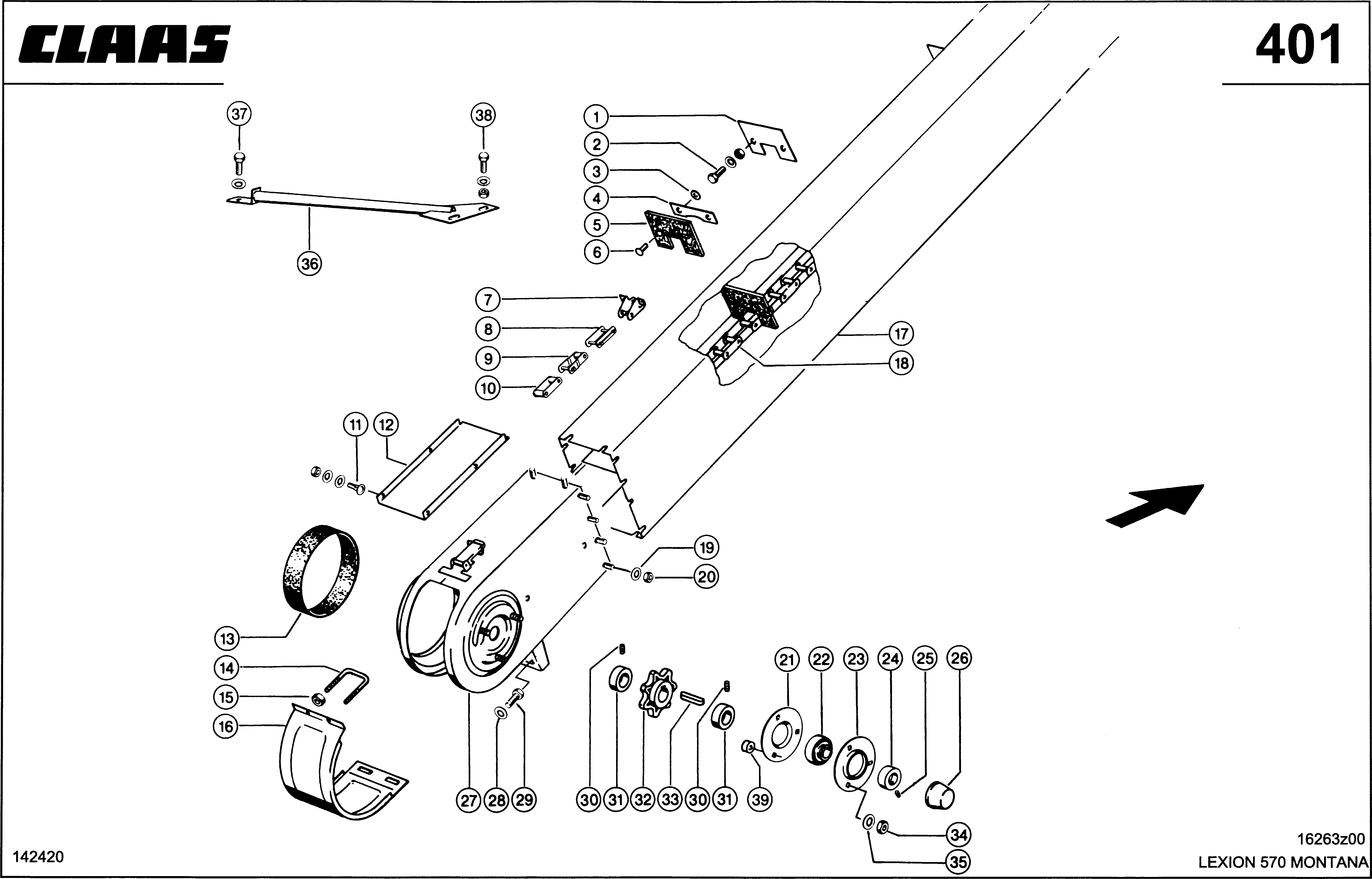 Z5810 016 6d96e6 RETURNS ELEVATOR WITH FOOT d1