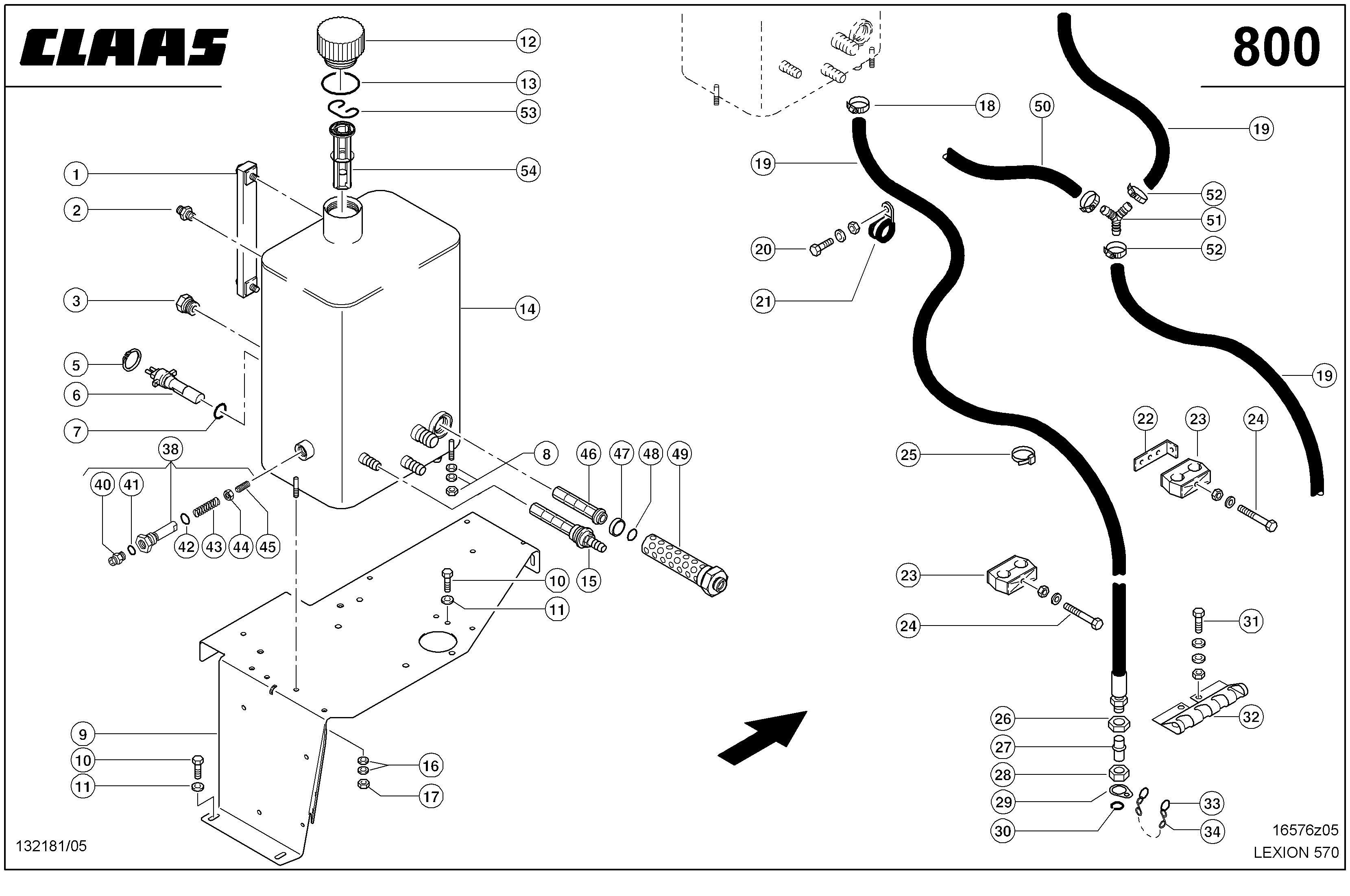 Z5850 058 b81b47 HYDRAULIC OIL TANK d1