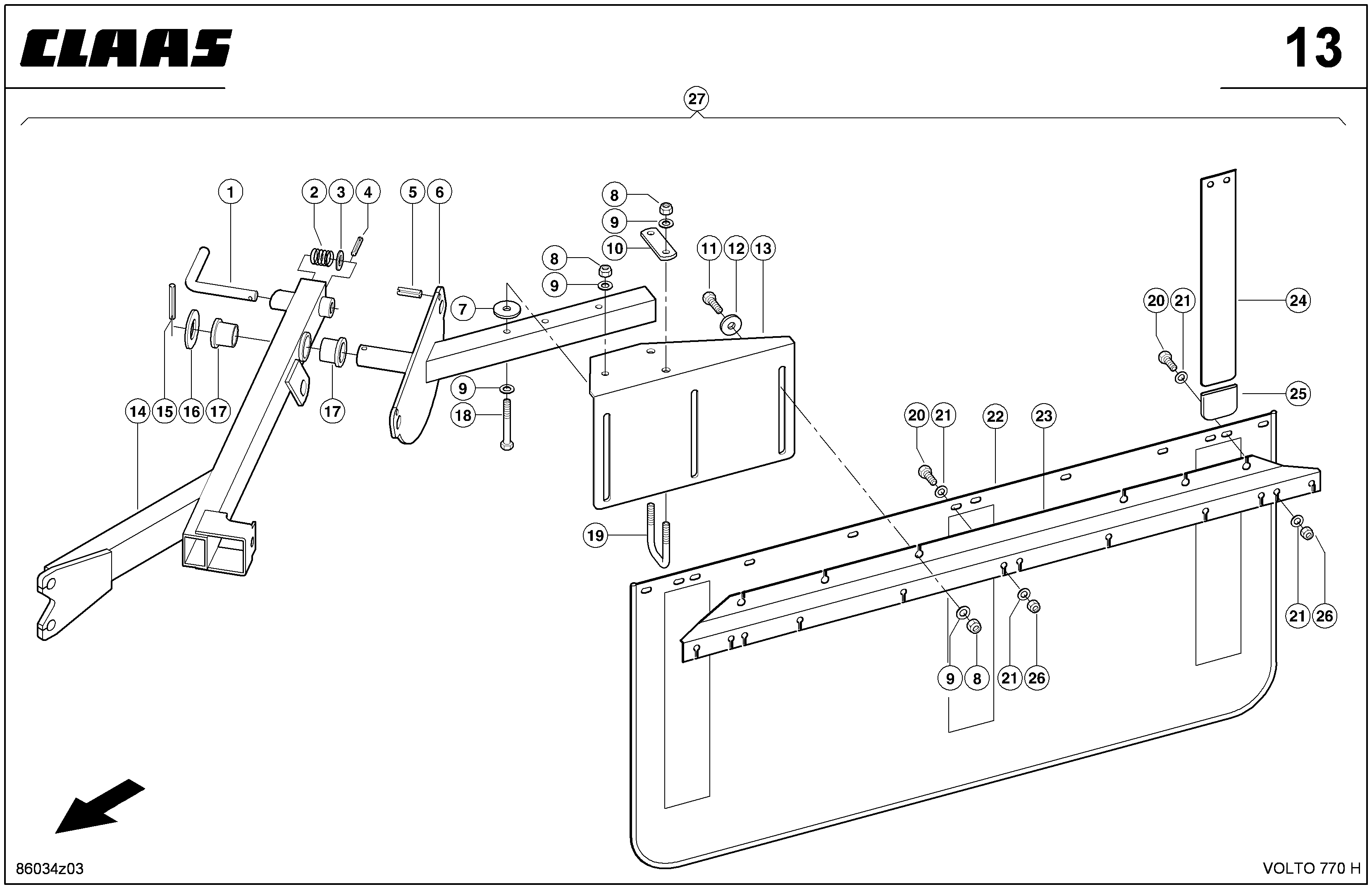 Z6270 024 9270f4 RESTRICTING CANVAS MECHANICALLY d1