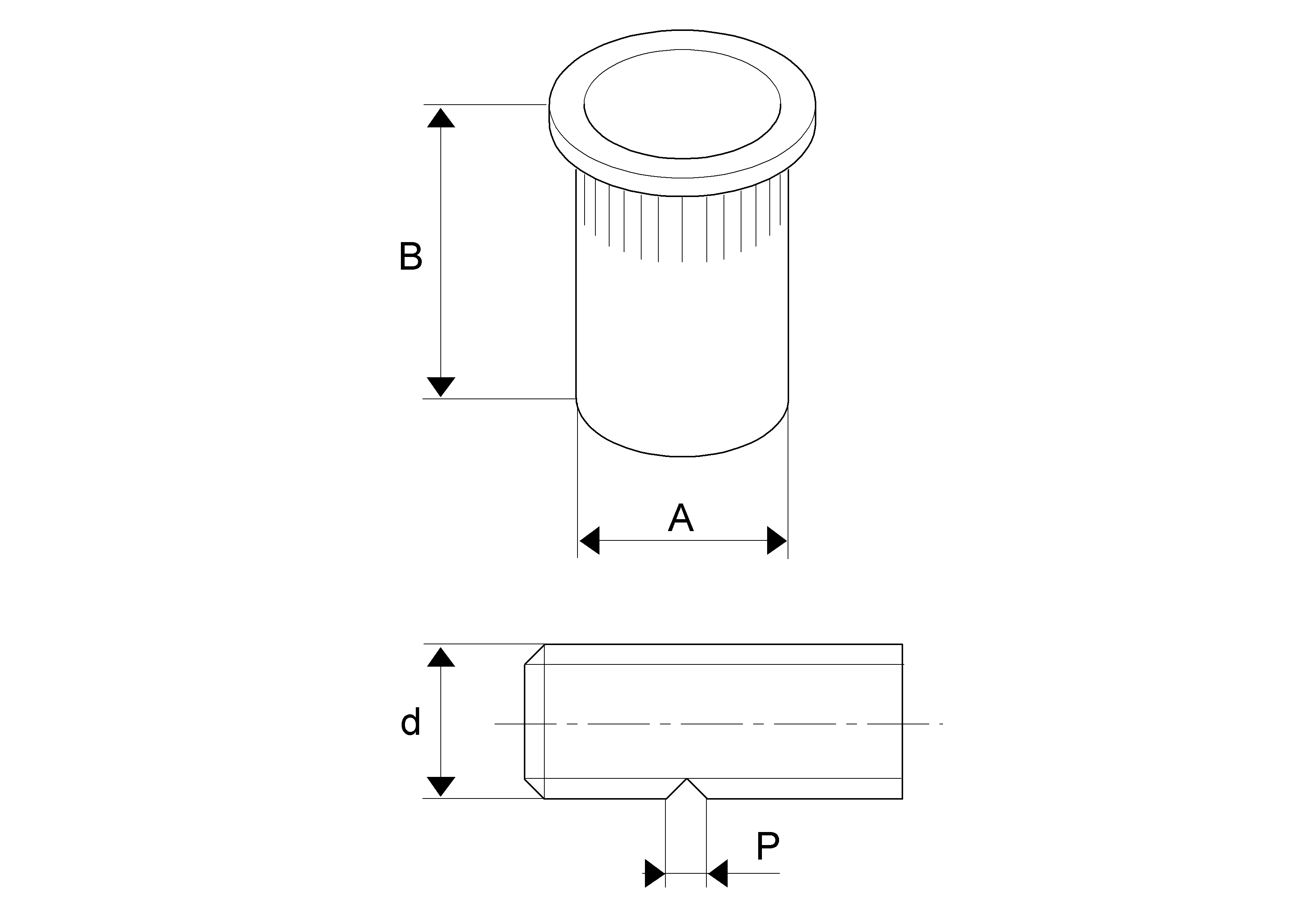 ZT500 017 144d89 CAPTIVE NUT d1