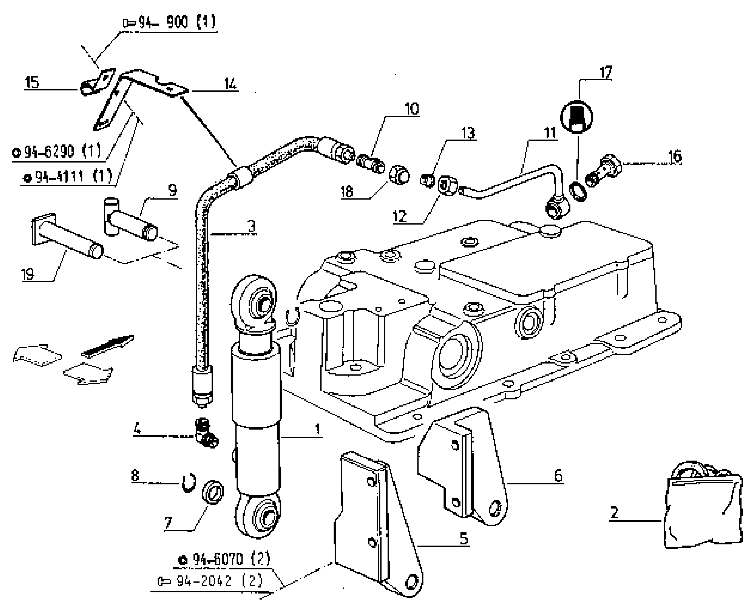 ZT565 016 2849b1 260 ADDITIONAL CYLINDER d1